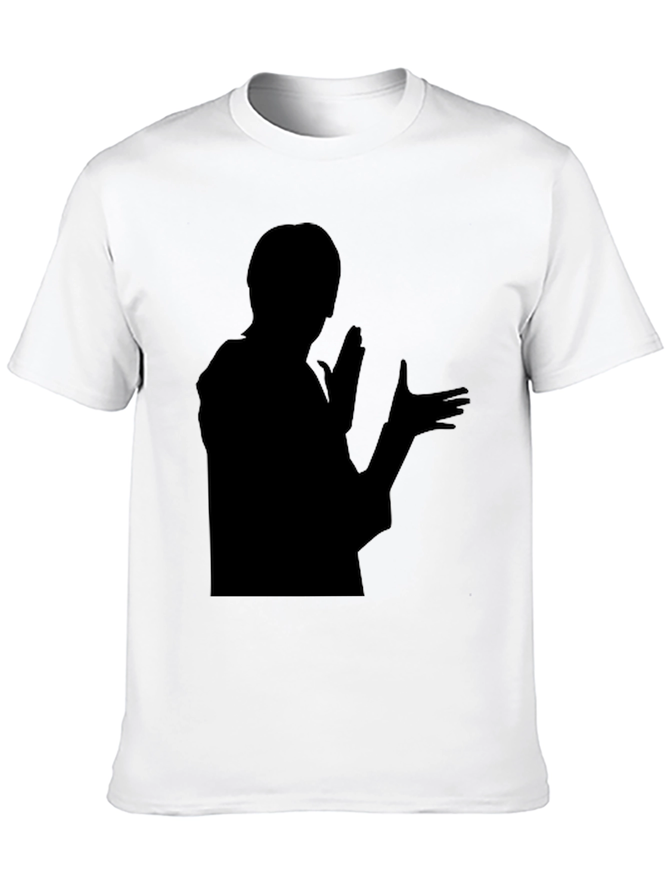 Silhouette Graphic T-Shirt - Bold Black Design