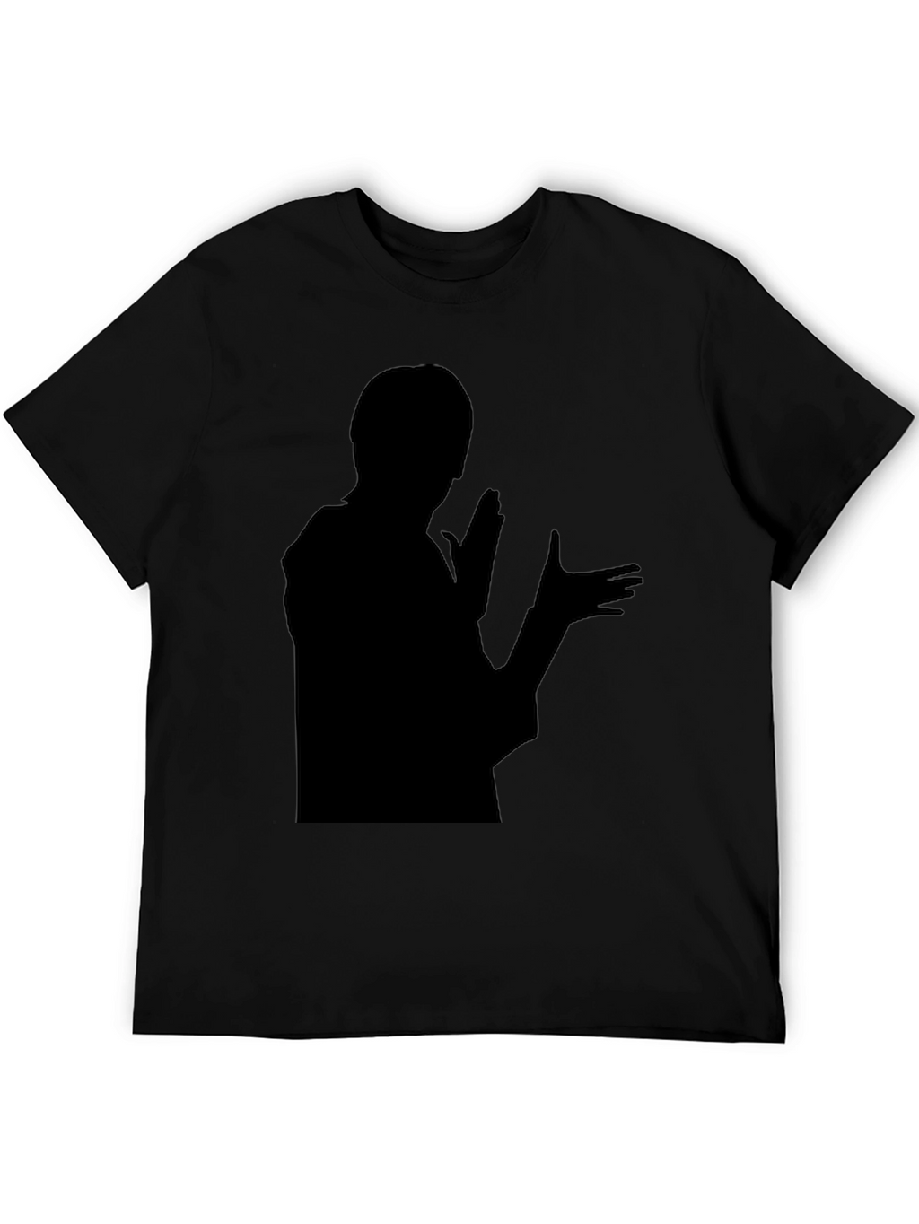 Silhouette Graphic T-Shirt - Bold Black Design