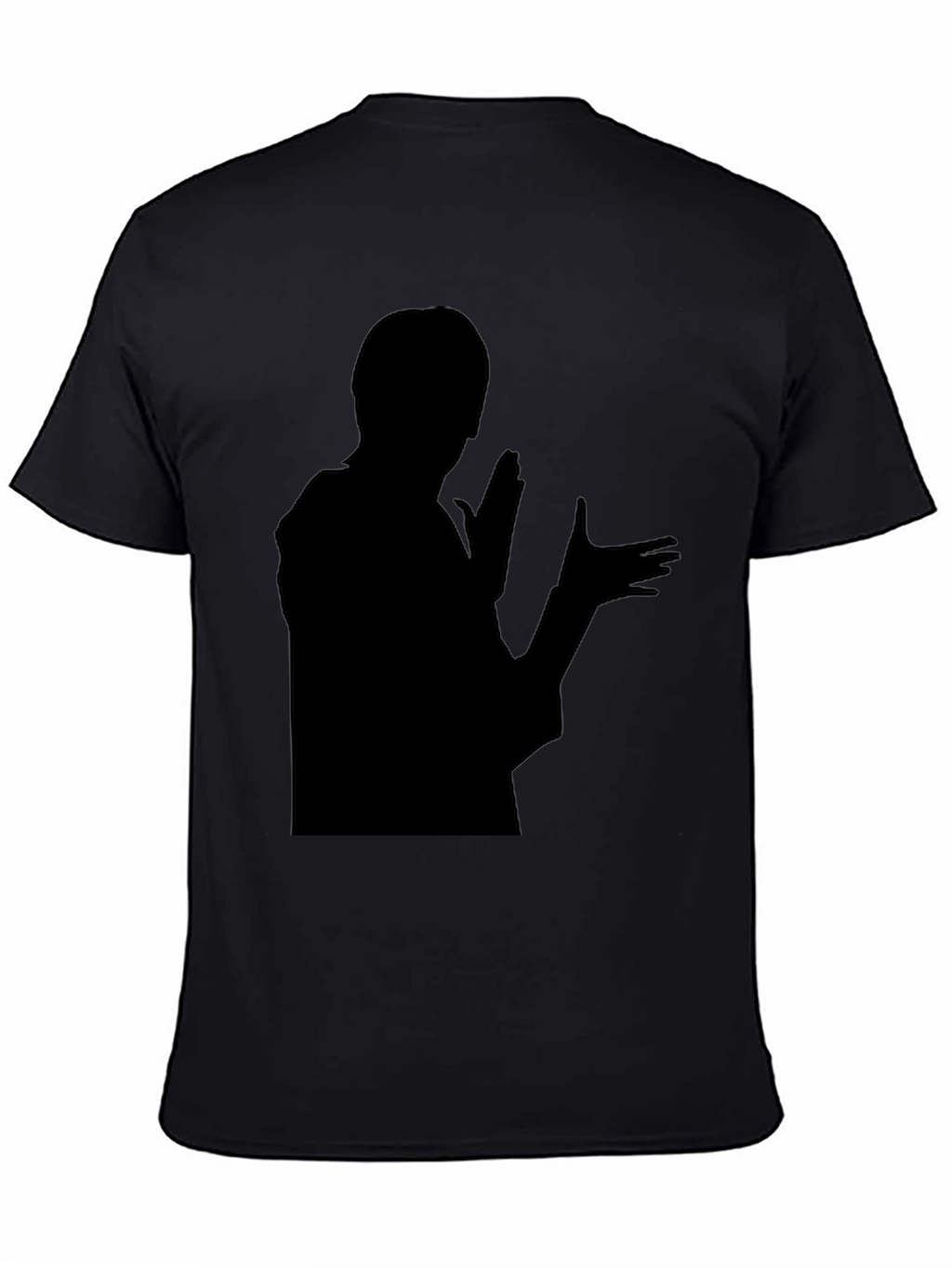 Silhouette Graphic T-Shirt - Bold Black Design