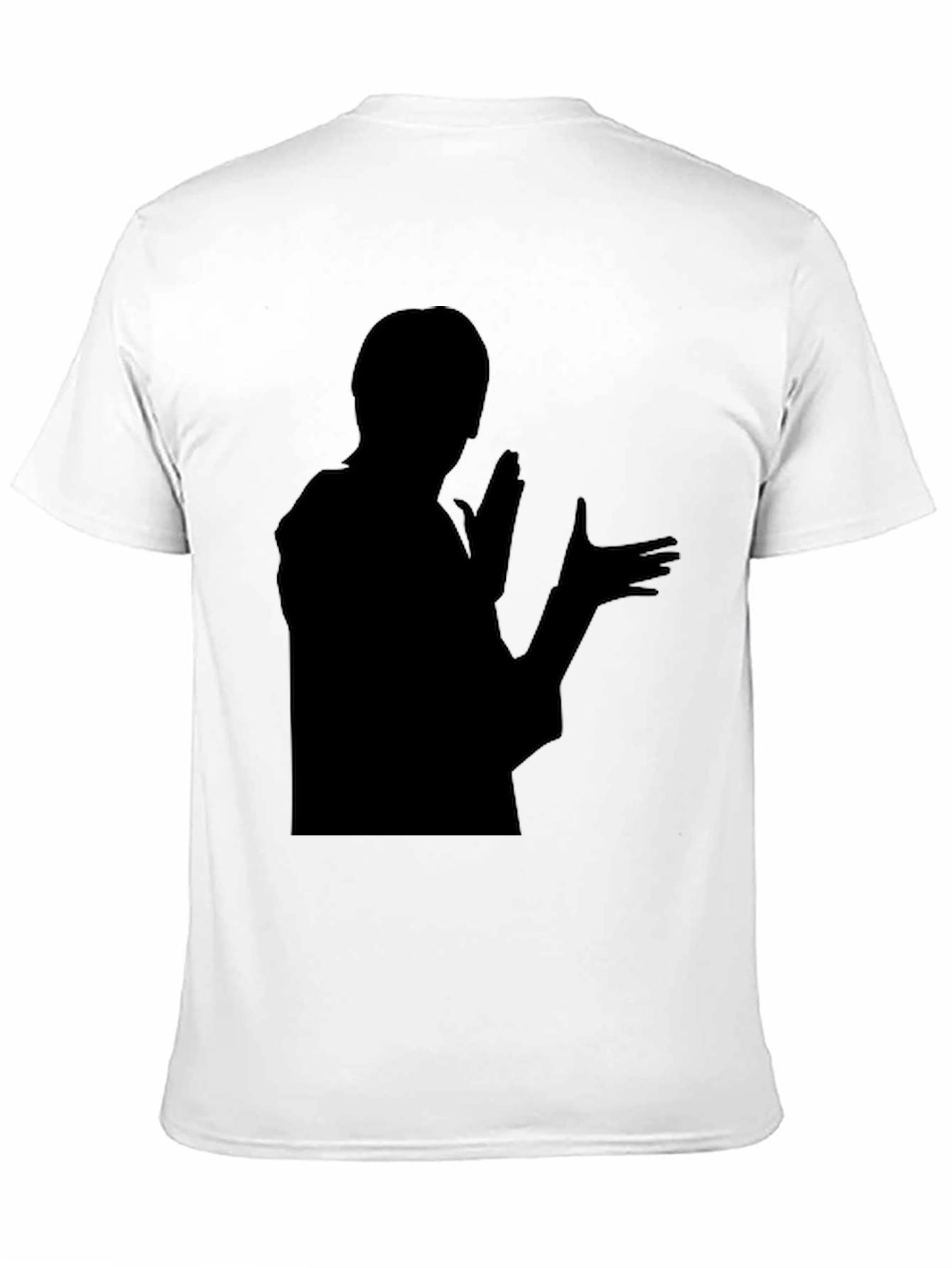 Silhouette Graphic T-Shirt - Bold Black Design