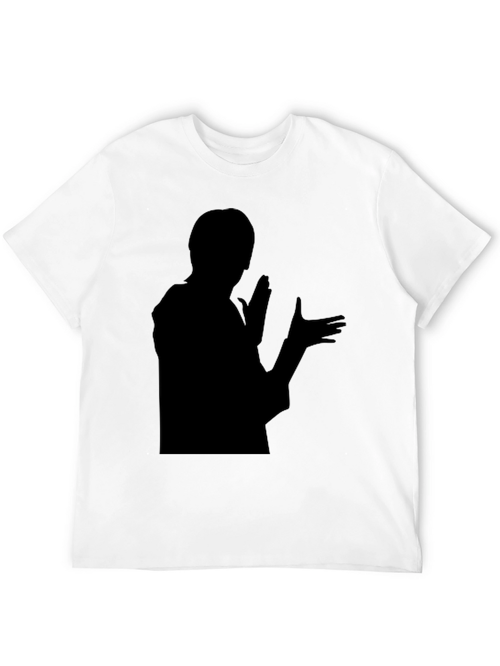 Silhouette Graphic T-Shirt - Bold Black Design