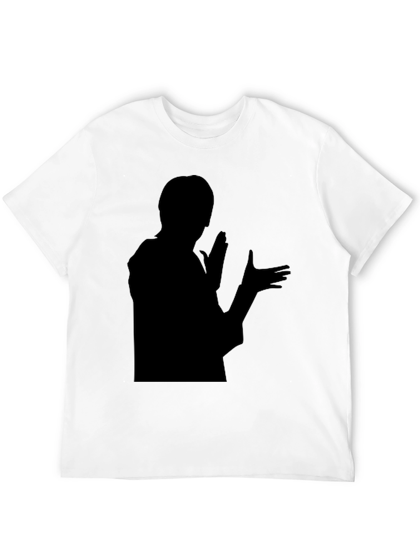 Silhouette Graphic T-Shirt - Bold Black Design