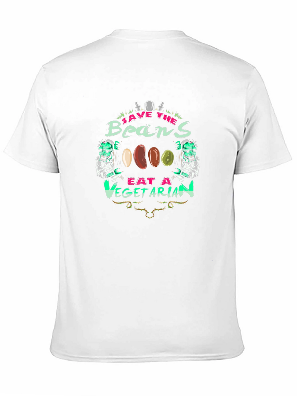 Save the Beans Vegetarian Graphic T-Shirt