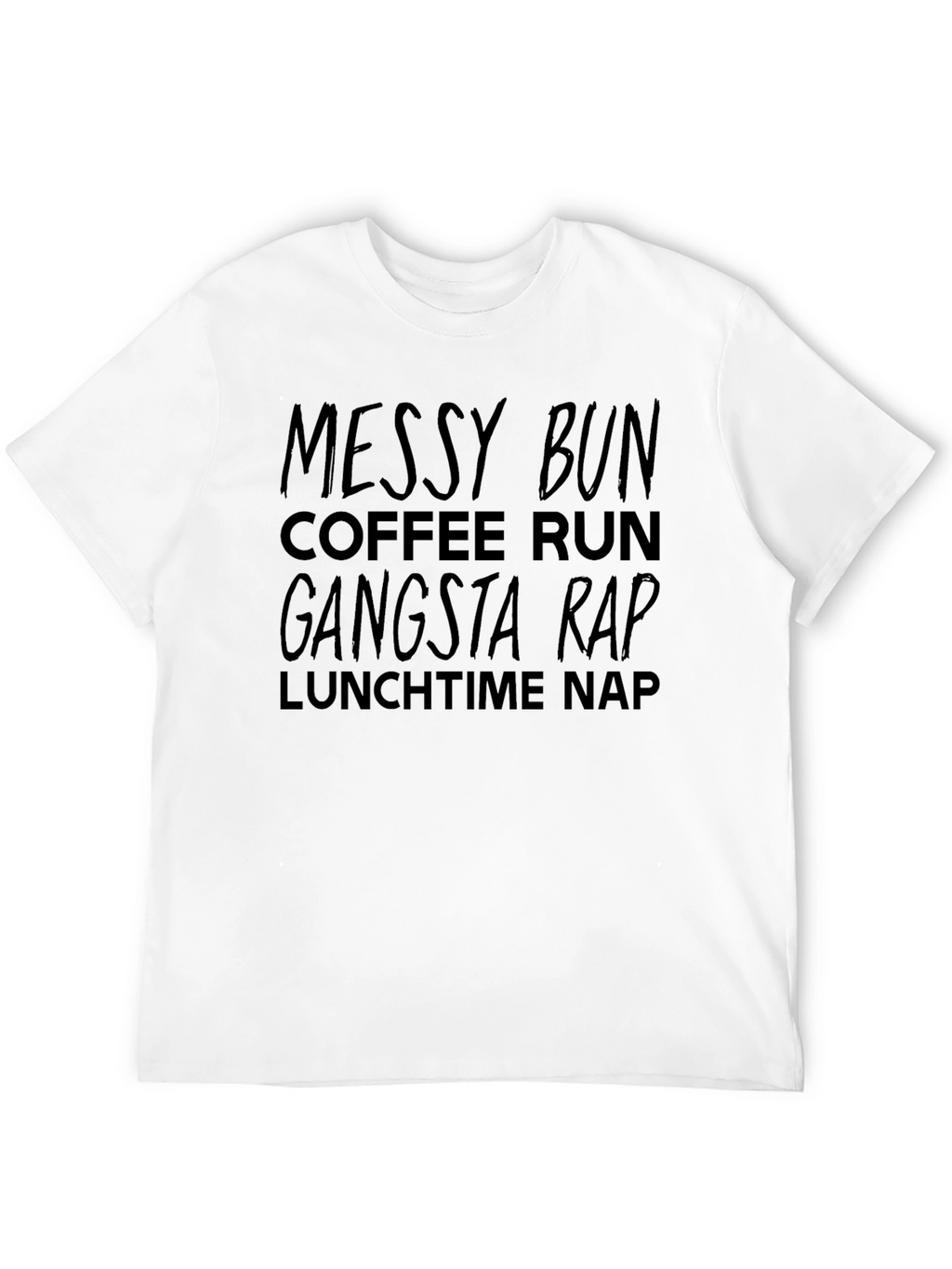 Messy Bun Coffee Run Graphic Tee