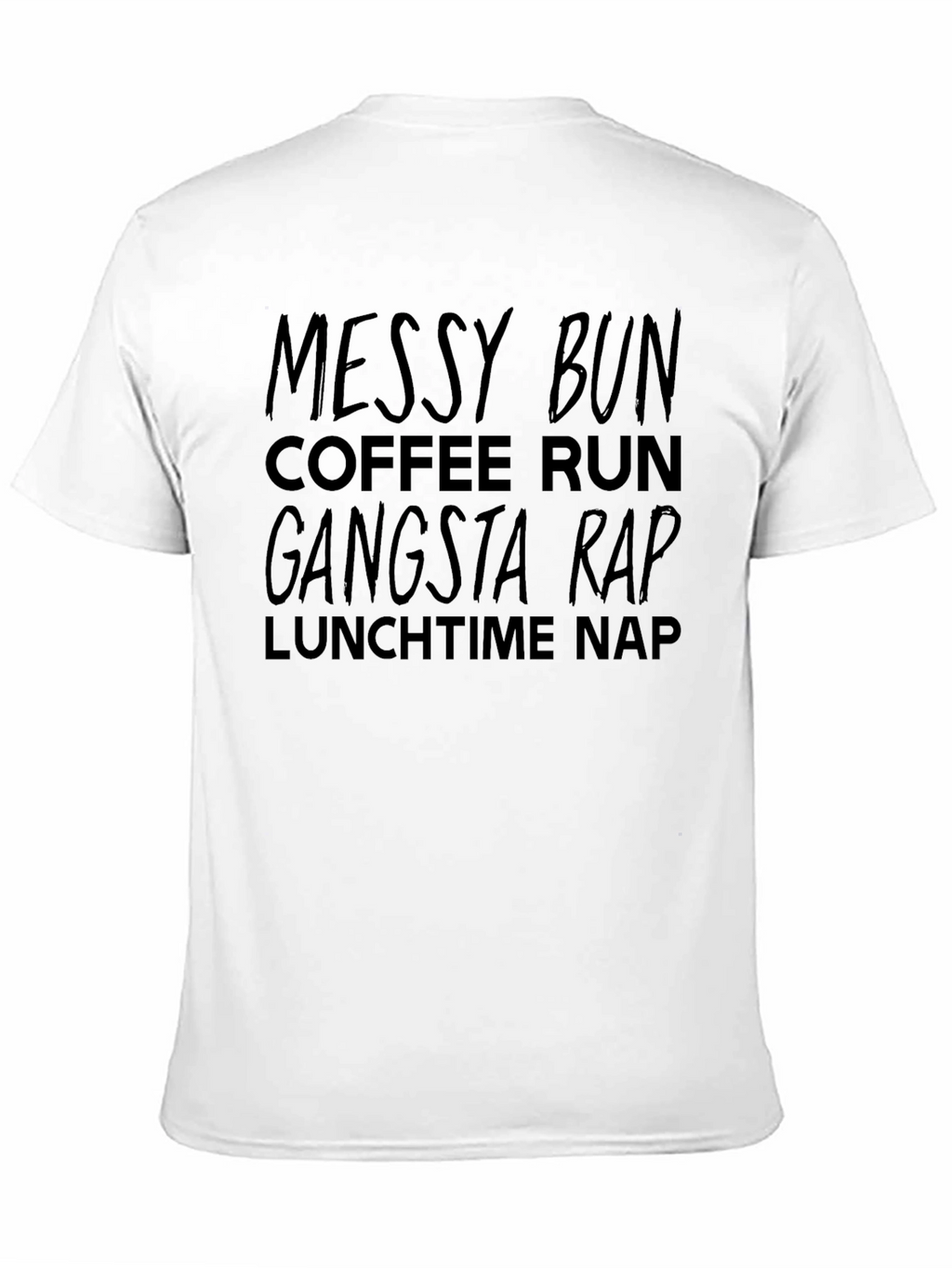 Messy Bun Coffee Run Graphic Tee