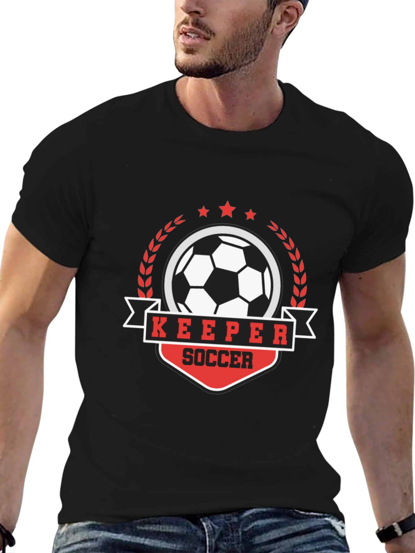 Keeper Soccer T-Shirt: Stylish Sports Tee for Goalies!