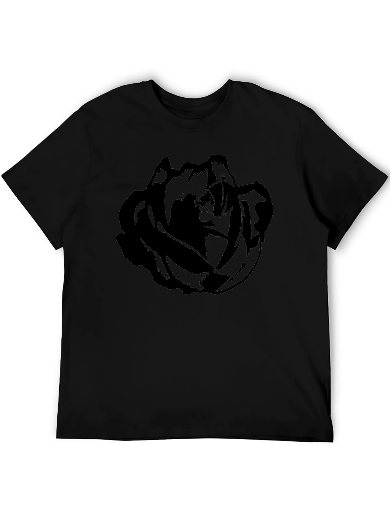 Black Rose Graphic Tee - Dark Aesthetic T-Shirt