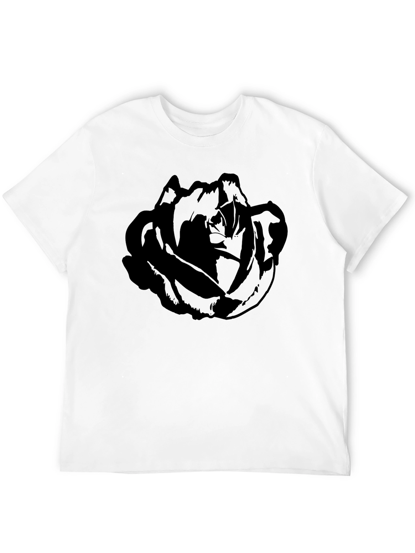 Black Rose Graphic Tee - Dark Aesthetic T-Shirt