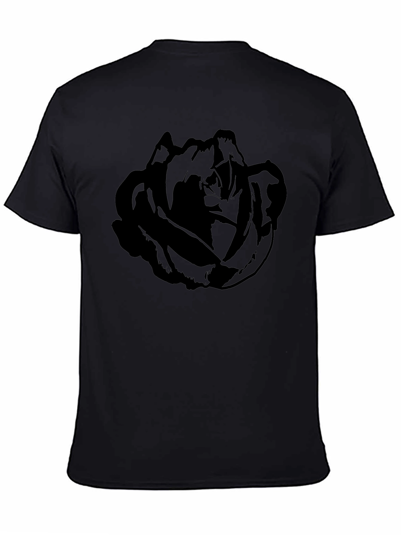 Black Rose Graphic Tee - Dark Aesthetic T-Shirt