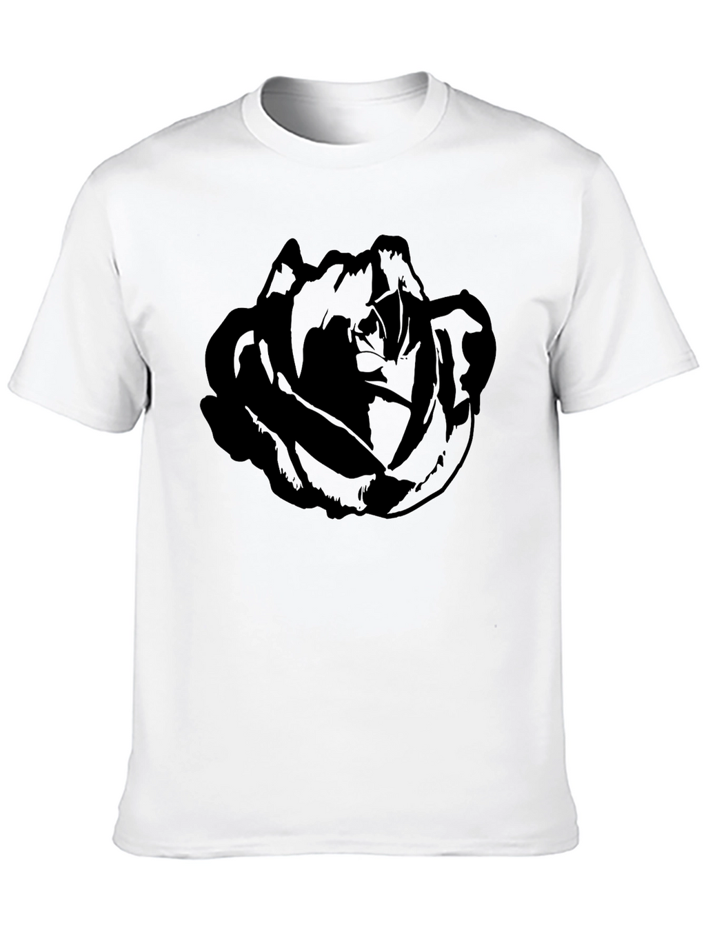 Black Rose Graphic Tee - Dark Aesthetic T-Shirt