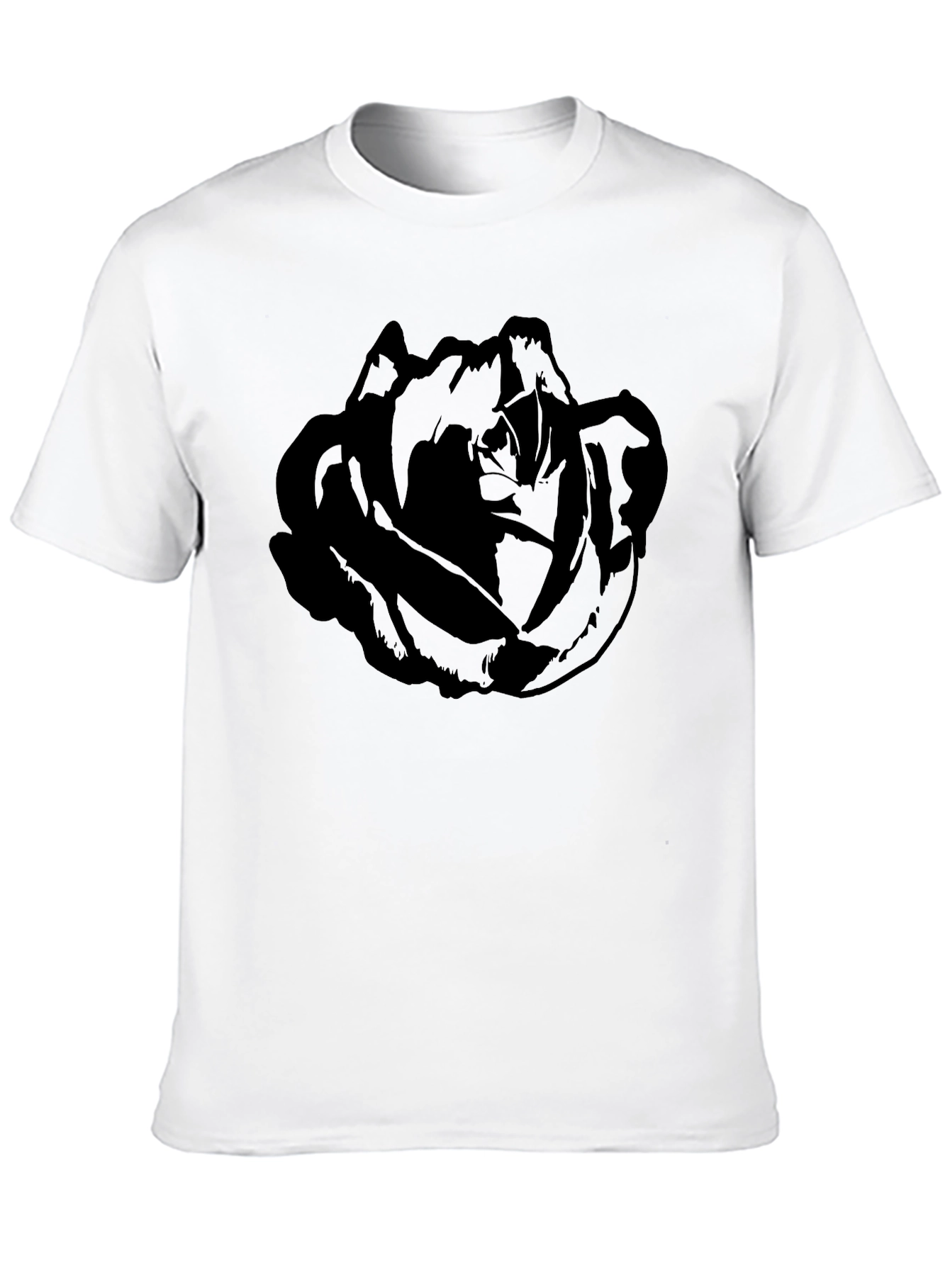 Black Rose Graphic Tee - Dark Aesthetic T-Shirt