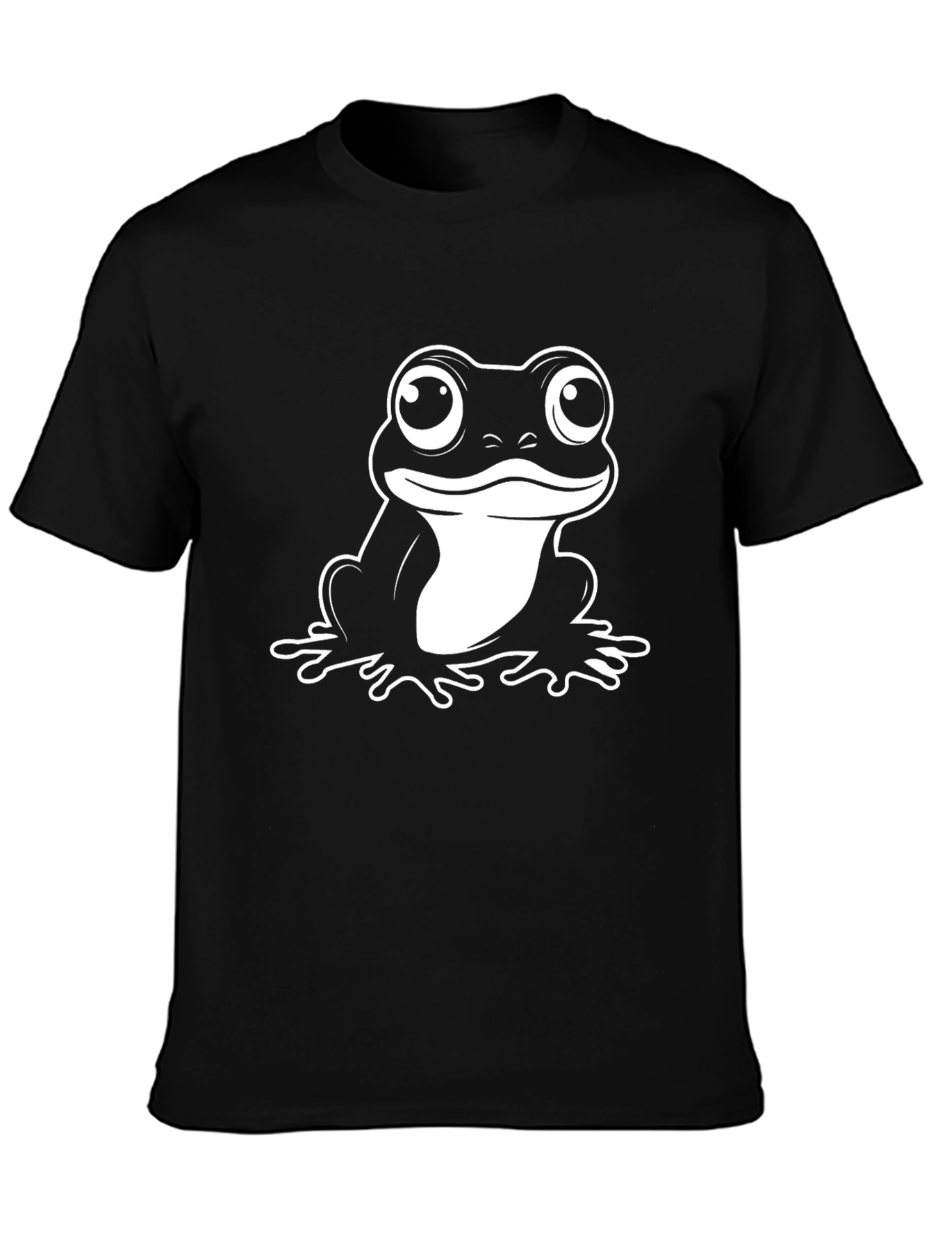 Frog Graphic Black T-Shirt