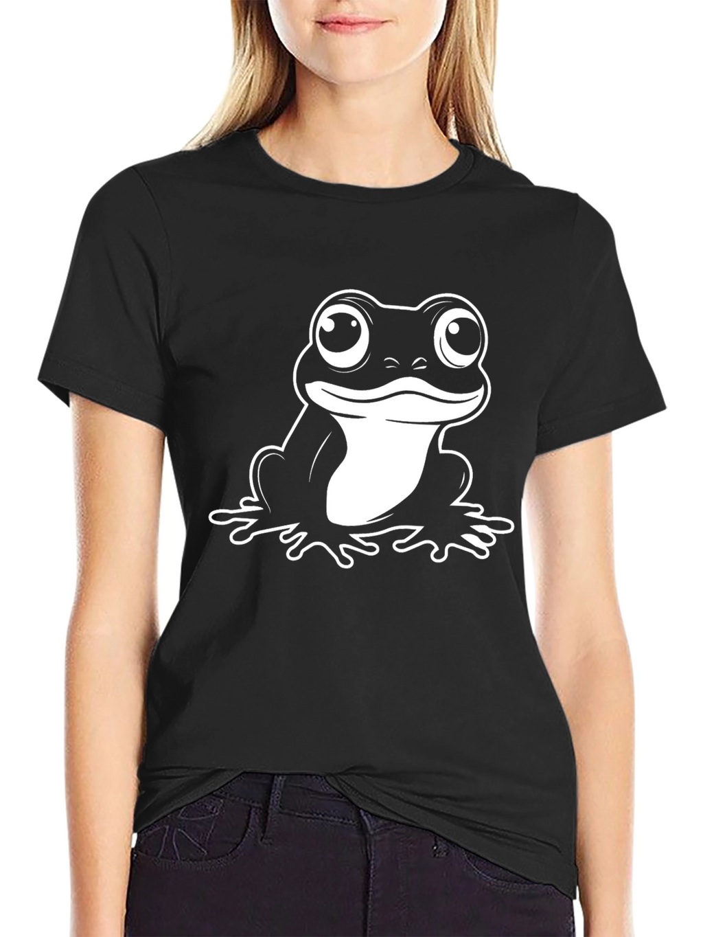 Frog Graphic Black T-Shirt