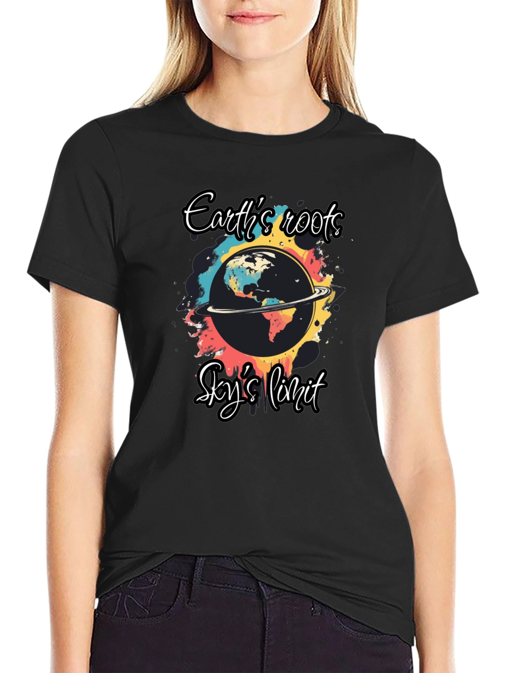 Earths Roots Skys Limit Graphic T-Shirt