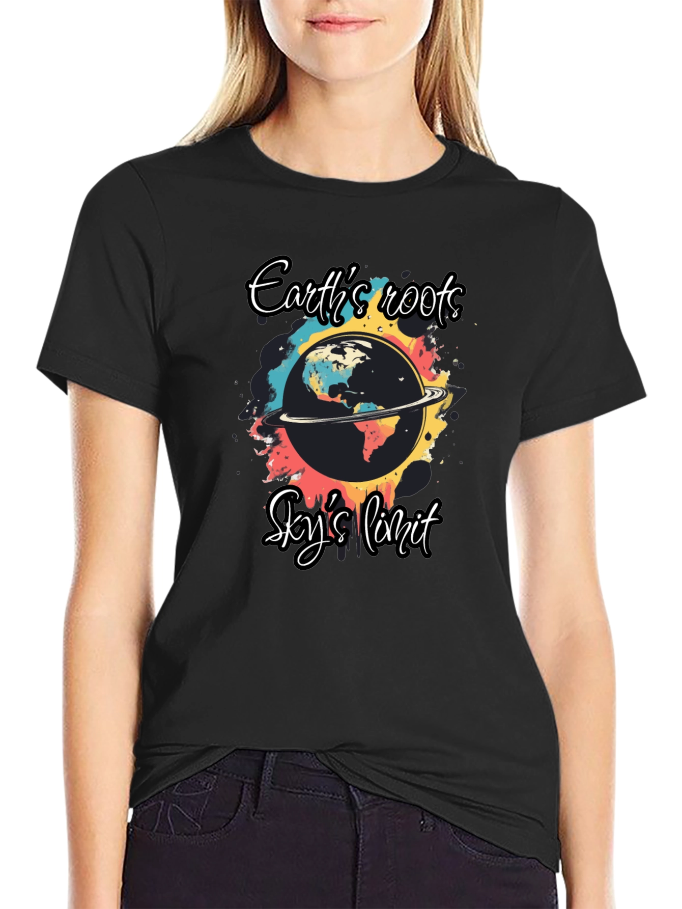 Earths Roots Skys Limit Graphic T-Shirt