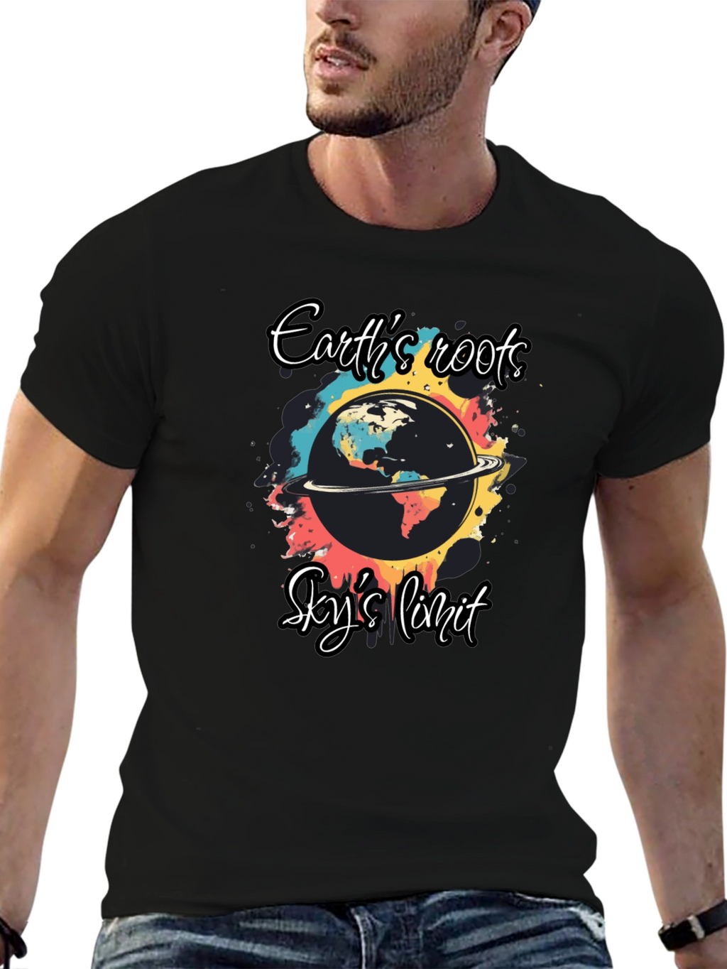 Earths Roots Skys Limit Graphic T-Shirt