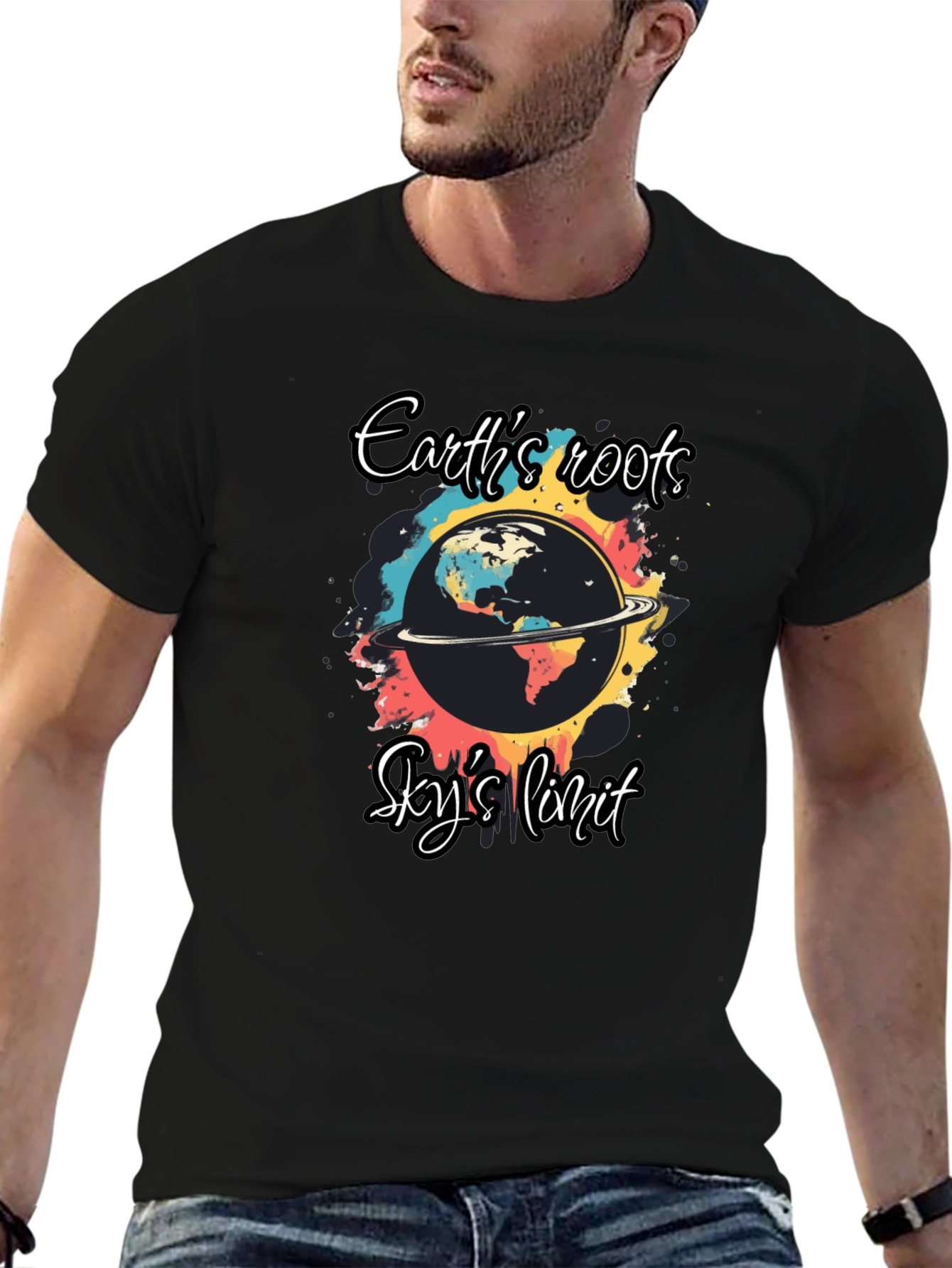 Earths Roots Skys Limit Graphic T-Shirt