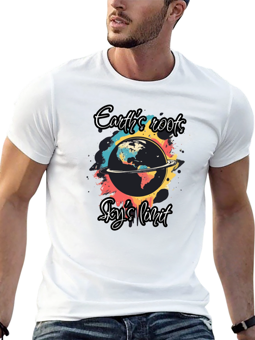 Earths Roots Skys Limit Graphic T-Shirt