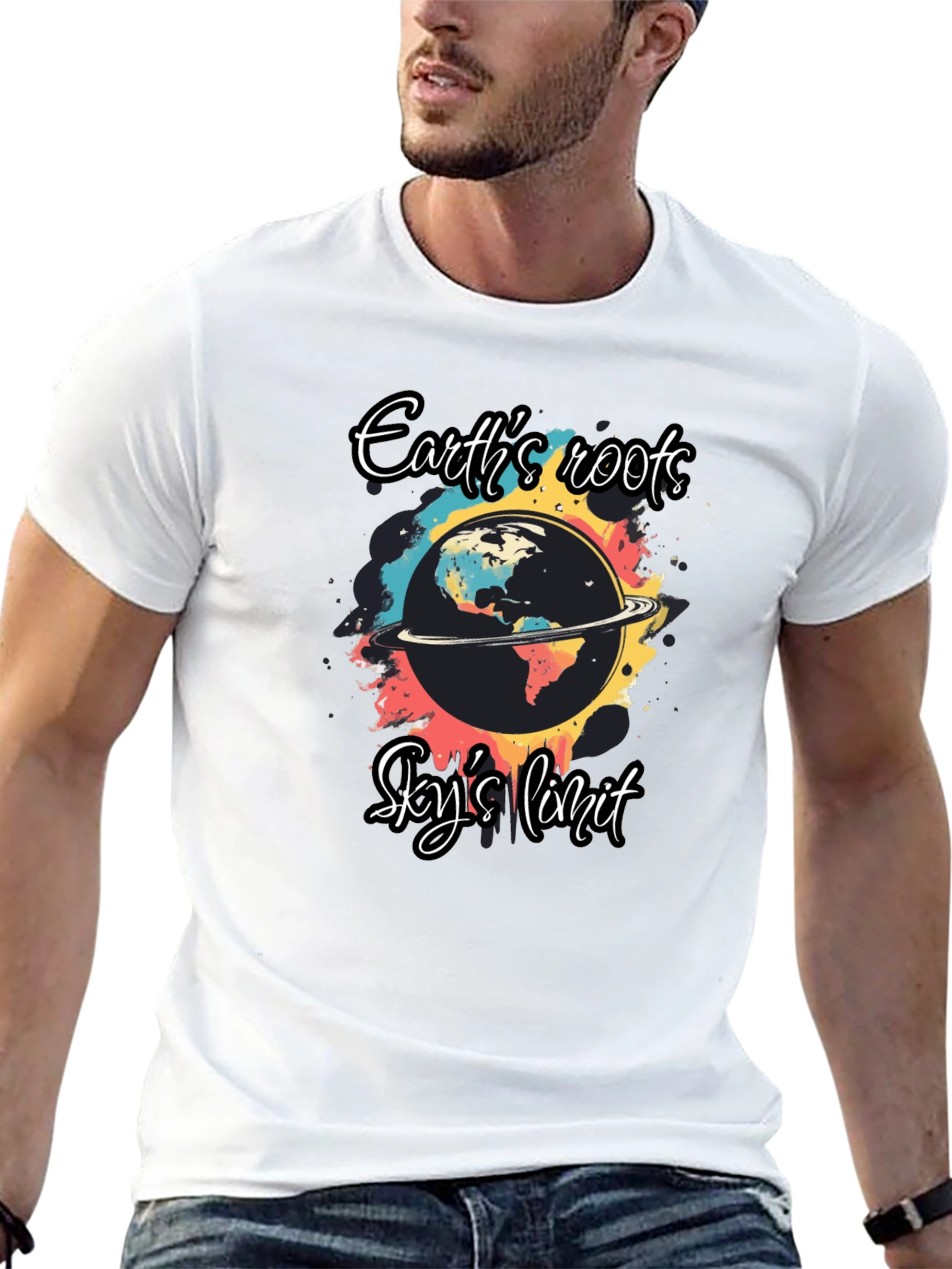 Earths Roots Skys Limit Graphic T-Shirt