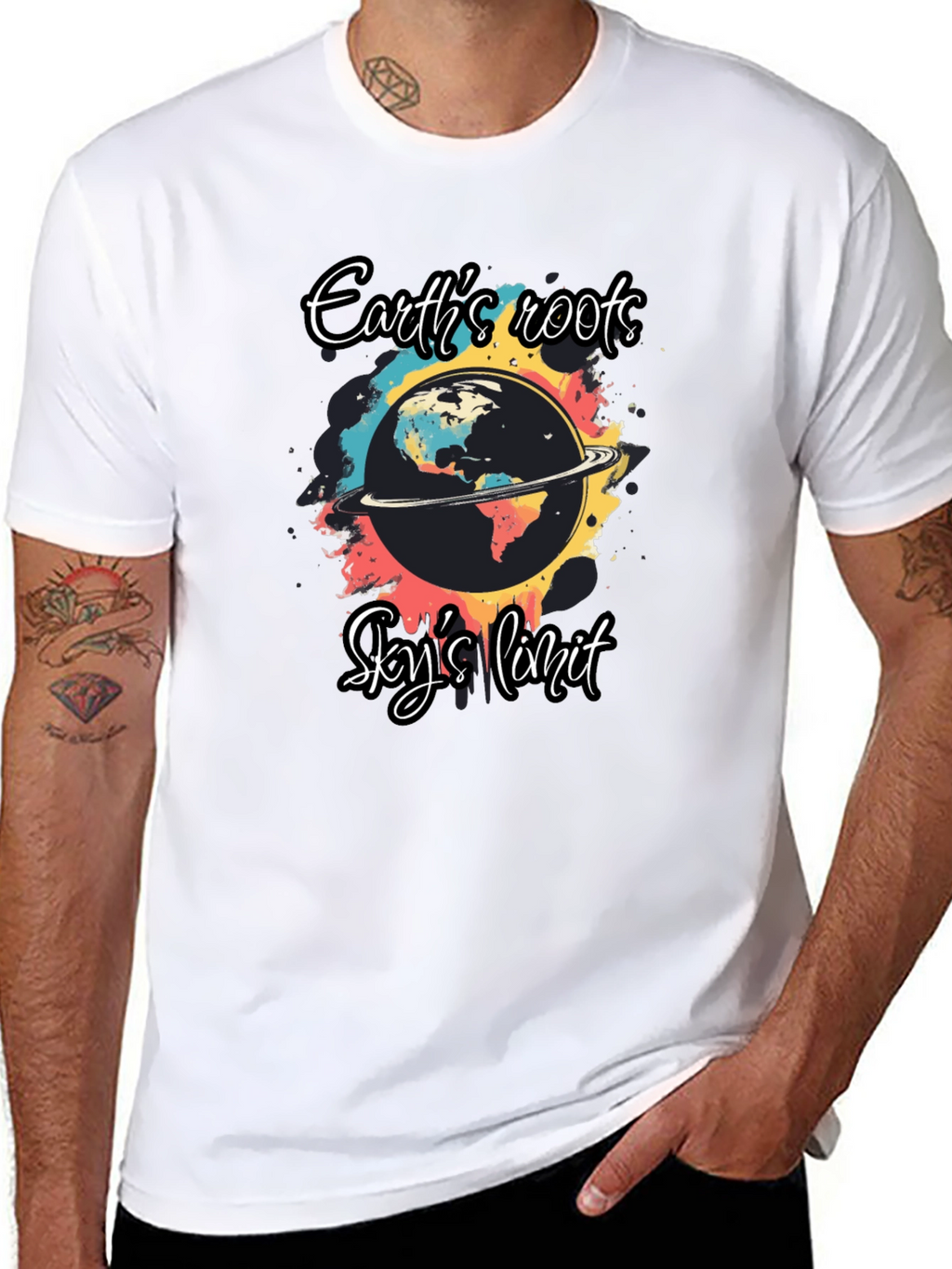 Earths Roots Skys Limit Graphic T-Shirt