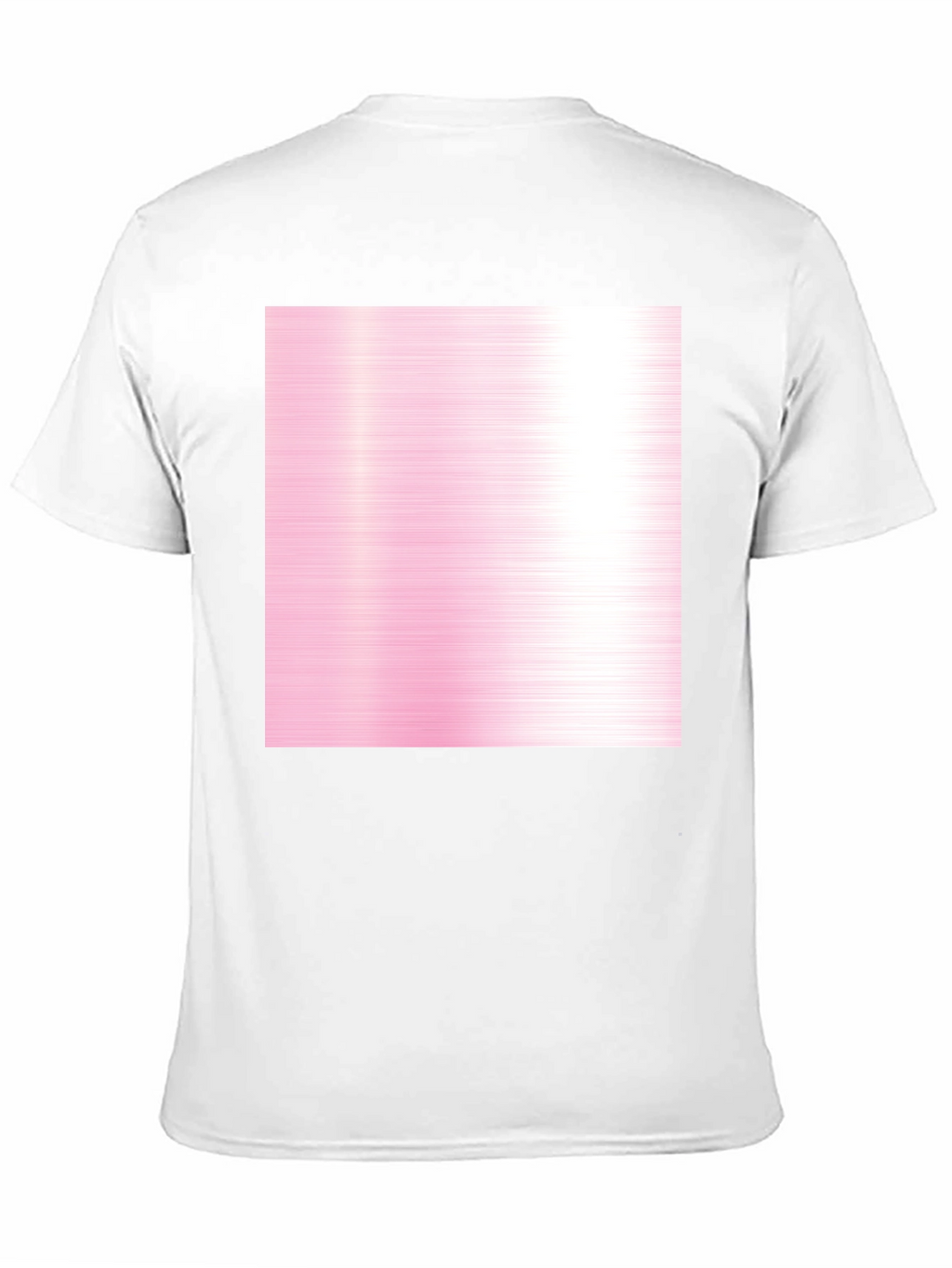 Black Tee with Pink Abstract Design