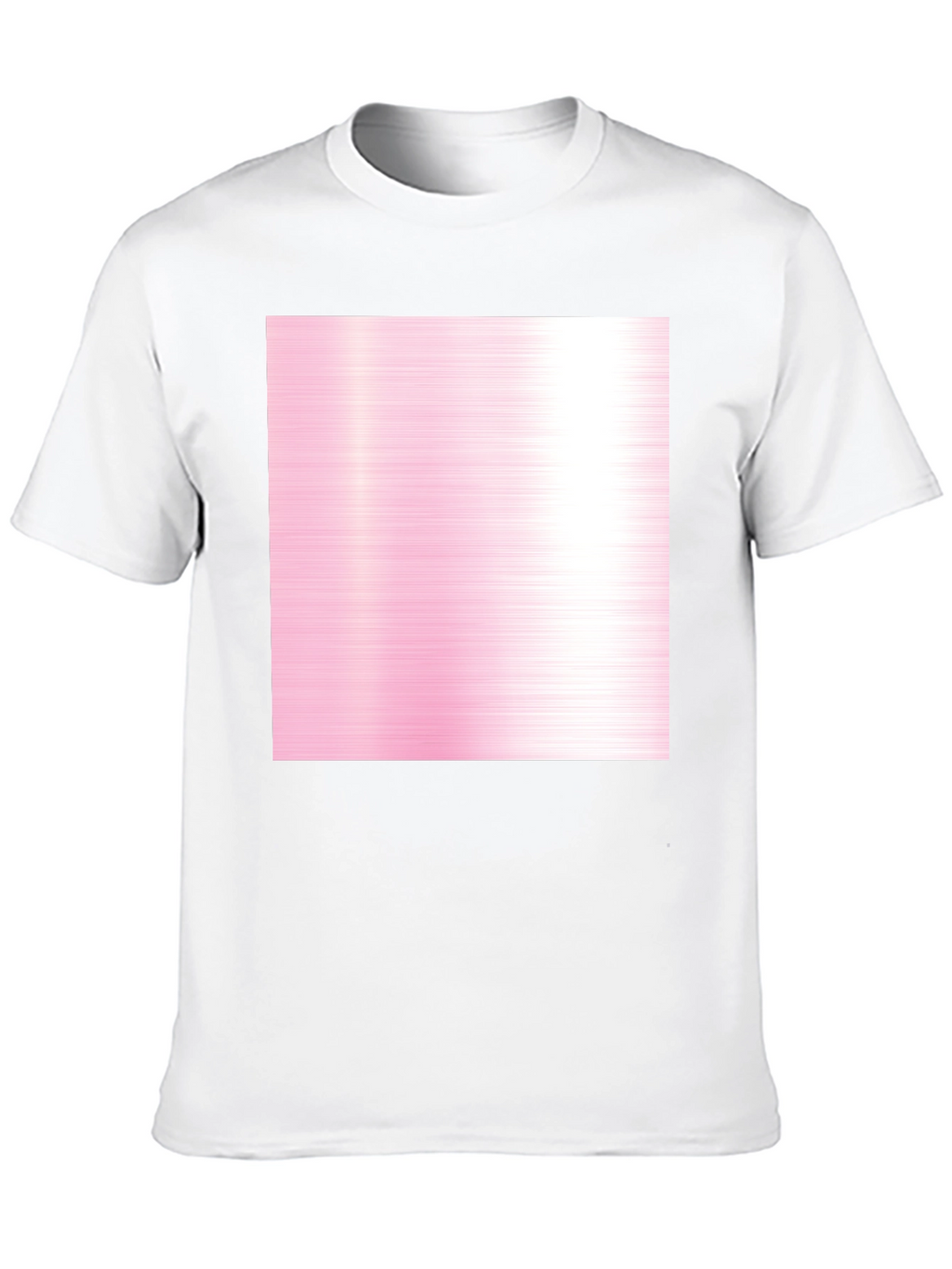 Black Tee with Pink Abstract Design