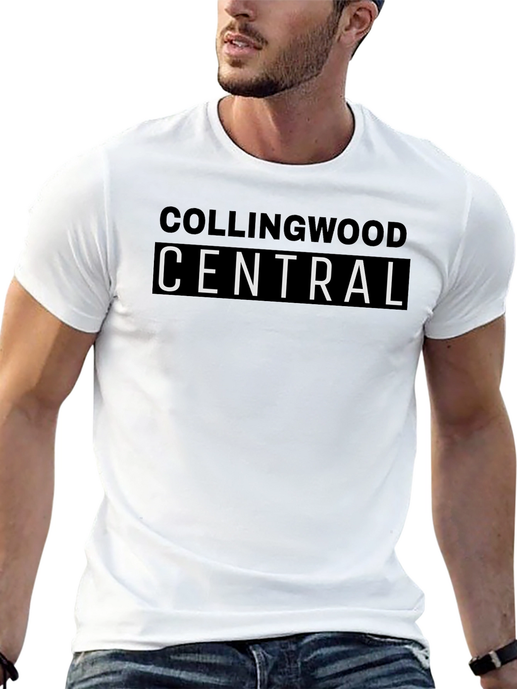 Collingwood Central Black T-Shirt