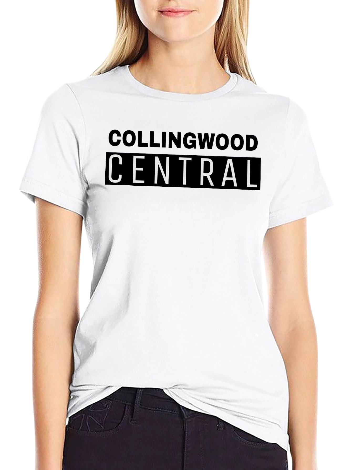 Collingwood Central Black T-Shirt