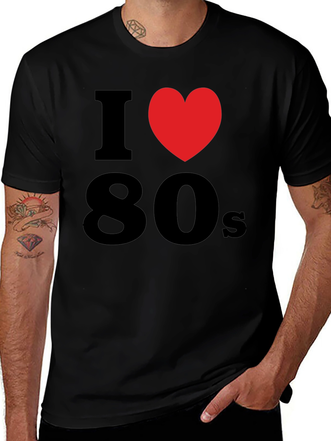 I Heart 80s T-Shirt - Retro Style