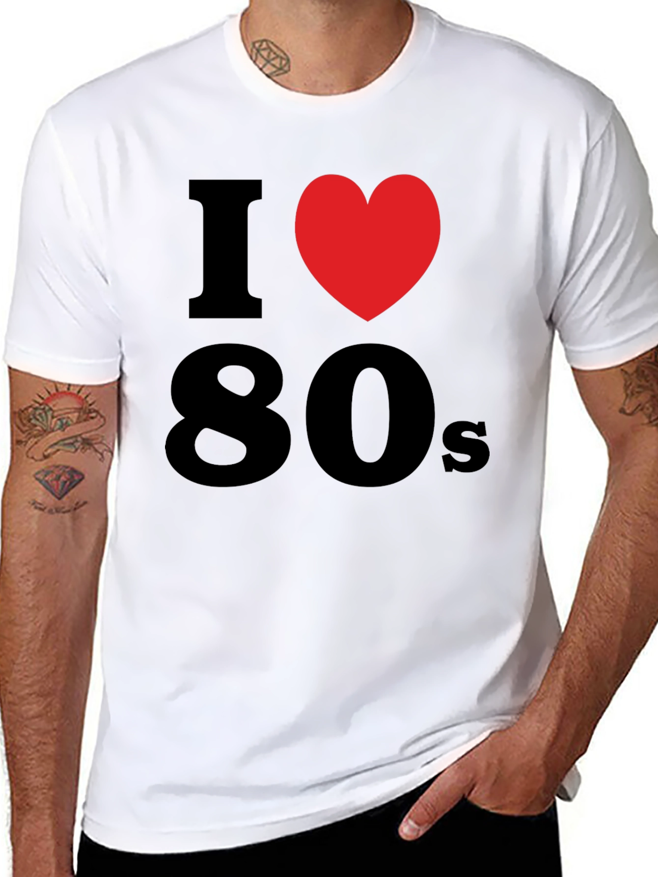 I Heart 80s T-Shirt - Retro Style