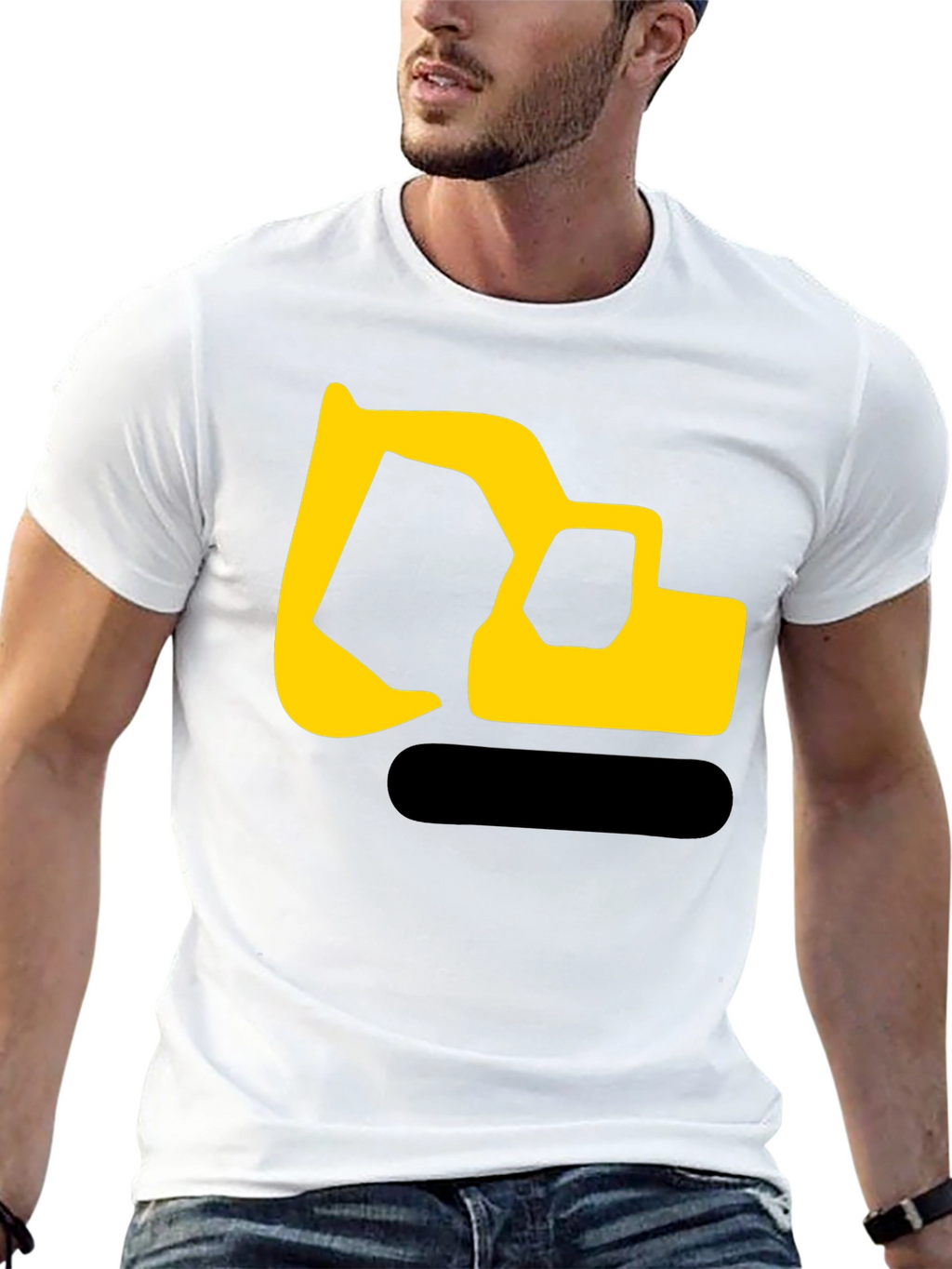 Excavator Graphic Tee - Construction Worker Gift