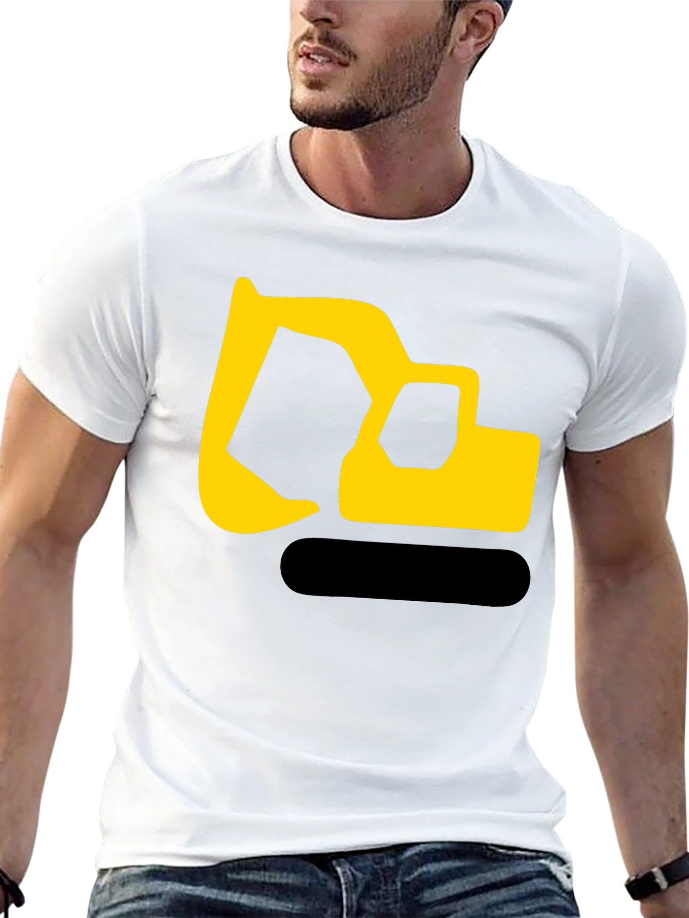 Excavator Graphic Tee - Construction Worker Gift