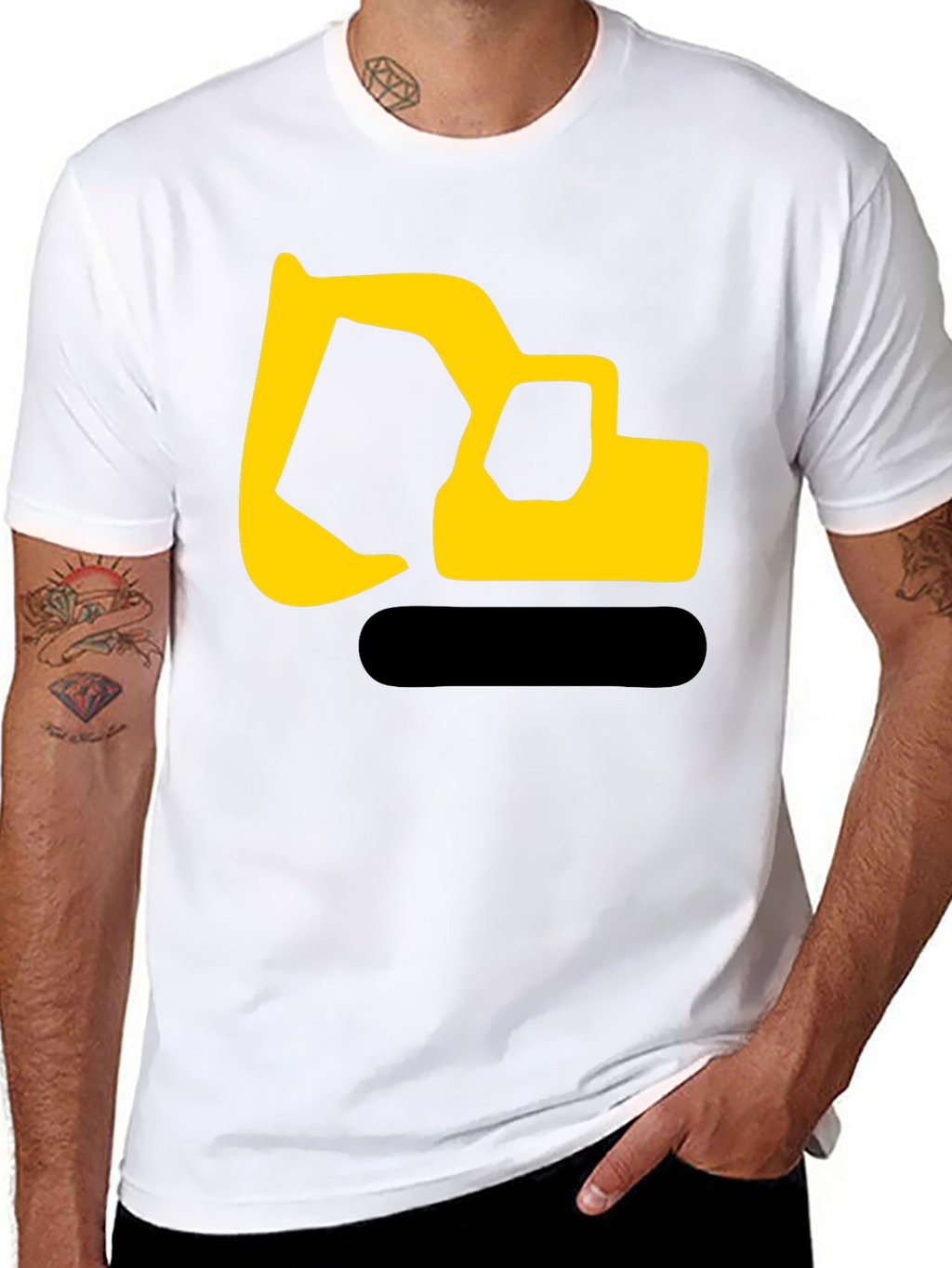 Excavator Graphic Tee - Construction Worker Gift