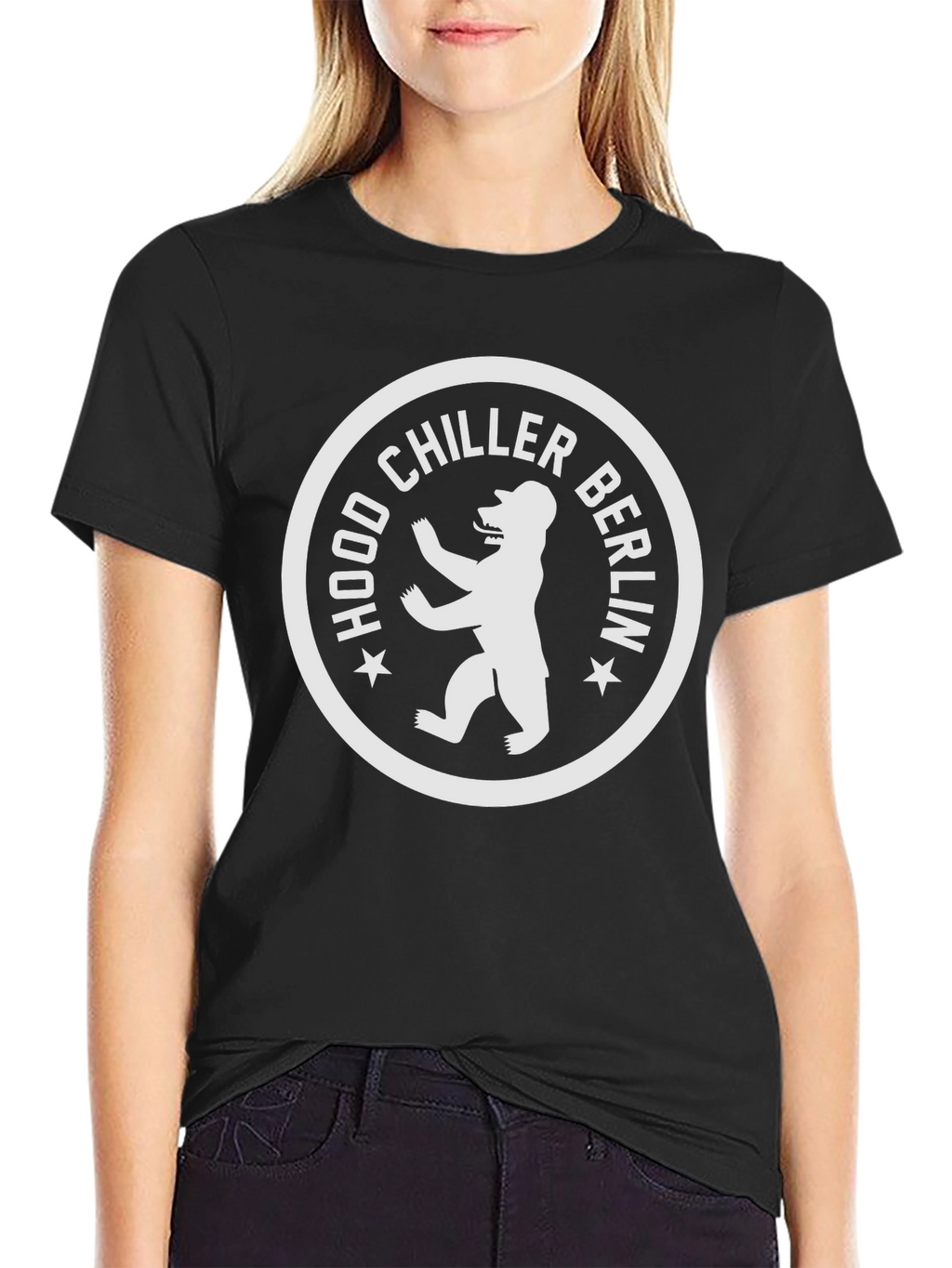 Hood Chiller Berlin Black Graphic T-Shirt