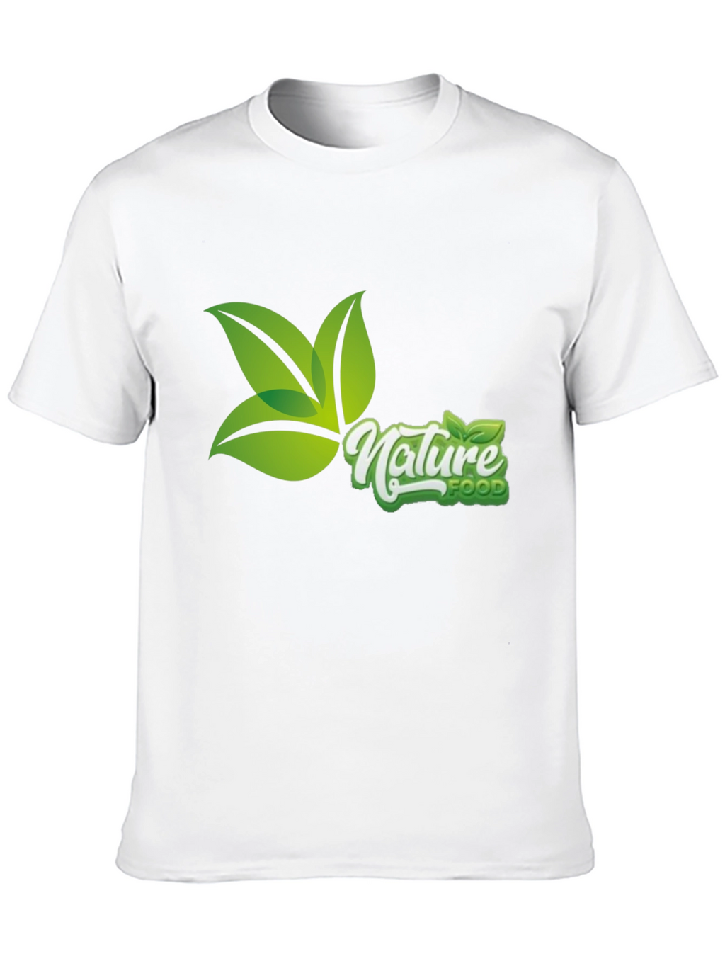 Nature Food Graphic Tee - Black Casual T-Shirt