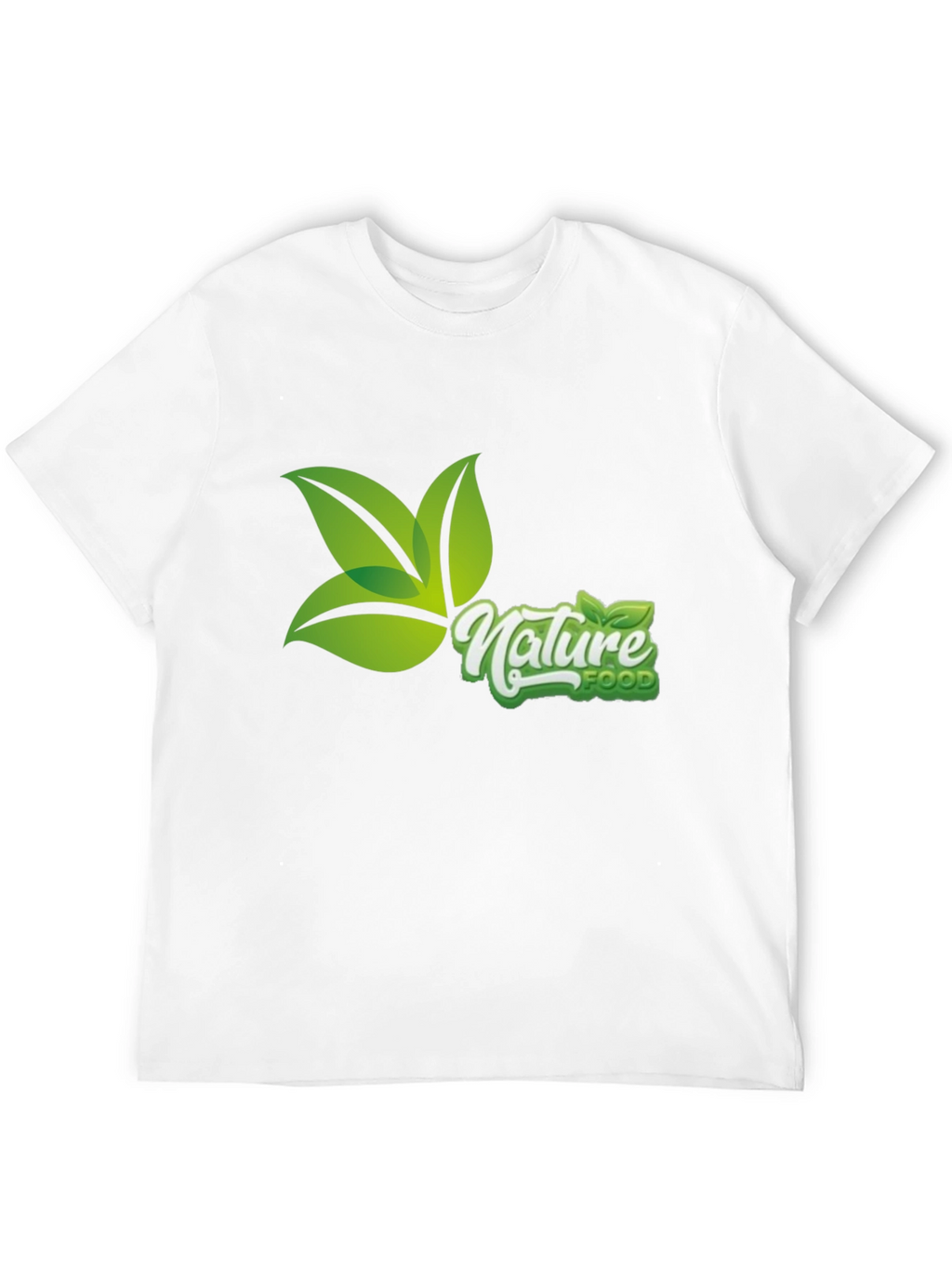 Nature Food Graphic Tee - Black Casual T-Shirt