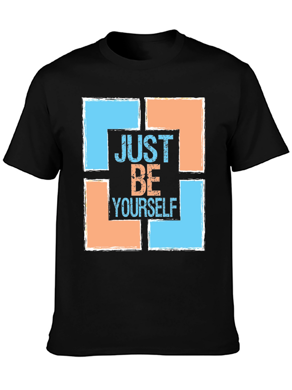 Just Be Yourself Graphic Tee - Trendy Style