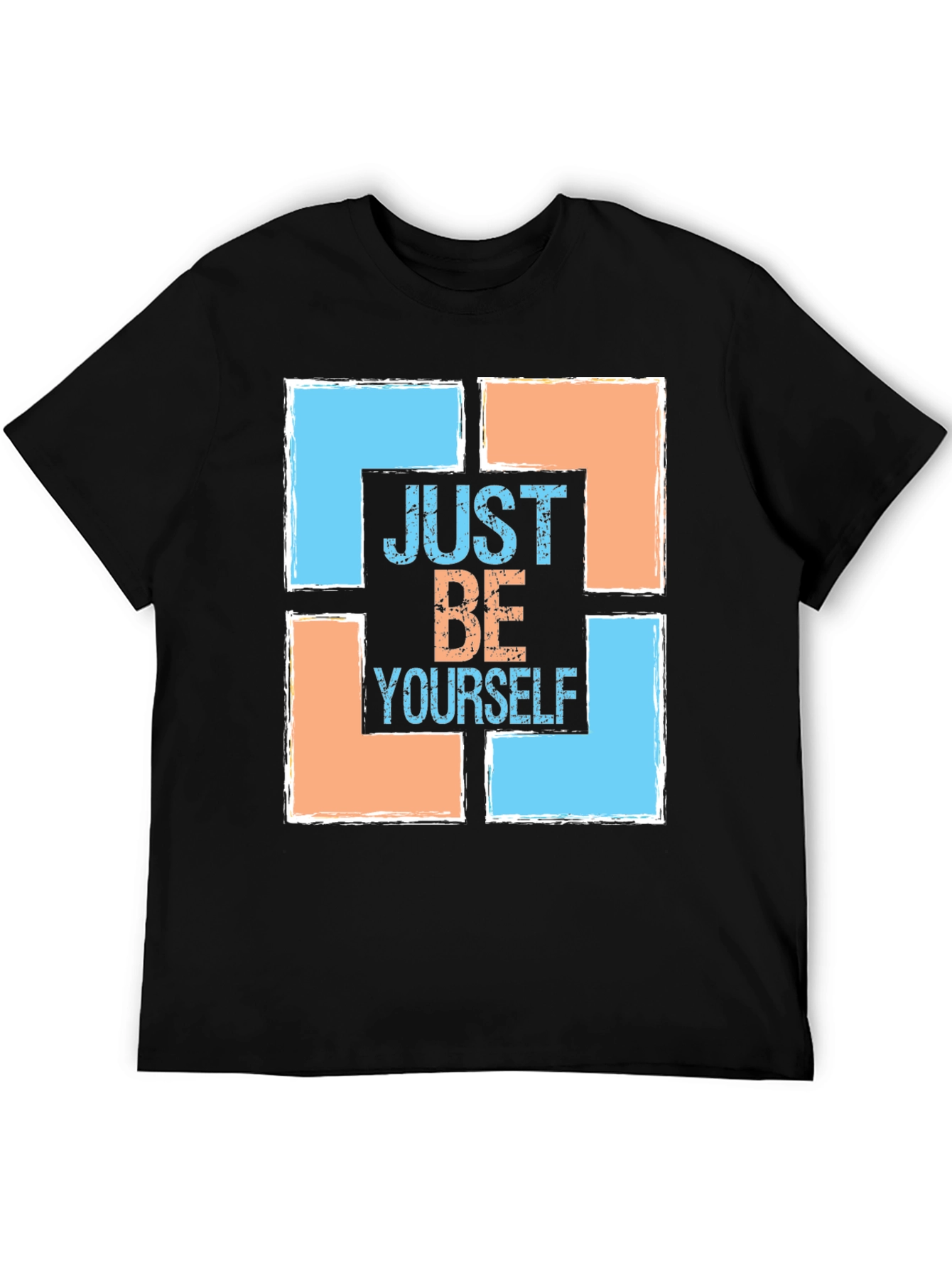 Just Be Yourself Graphic Tee - Trendy Style