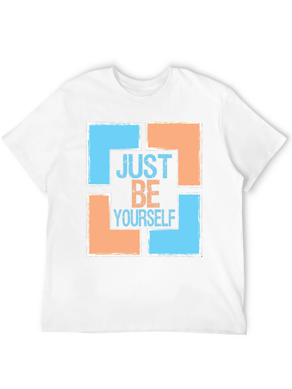 Just Be Yourself Graphic Tee - Trendy Style