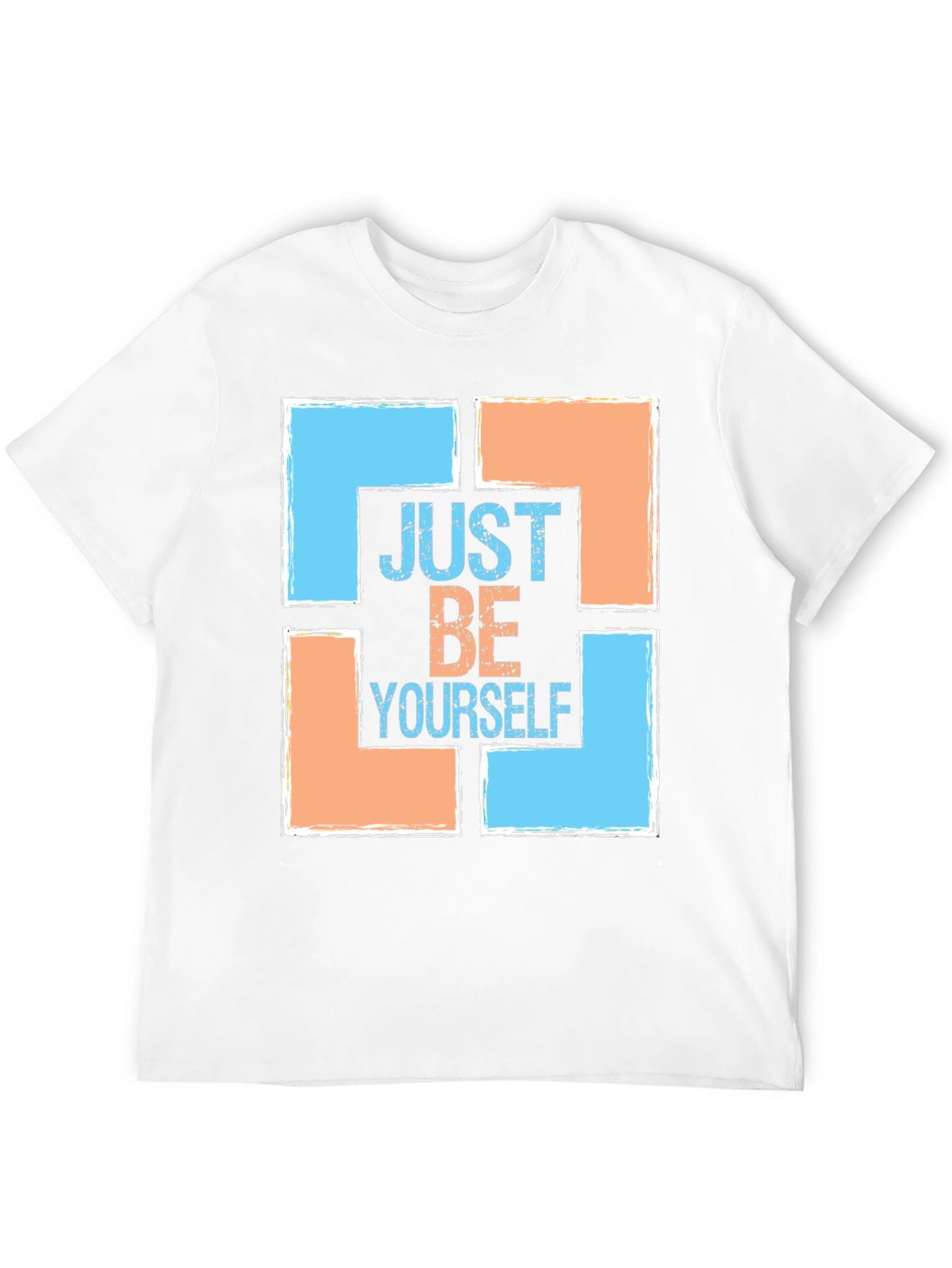 Just Be Yourself Graphic Tee - Trendy Style