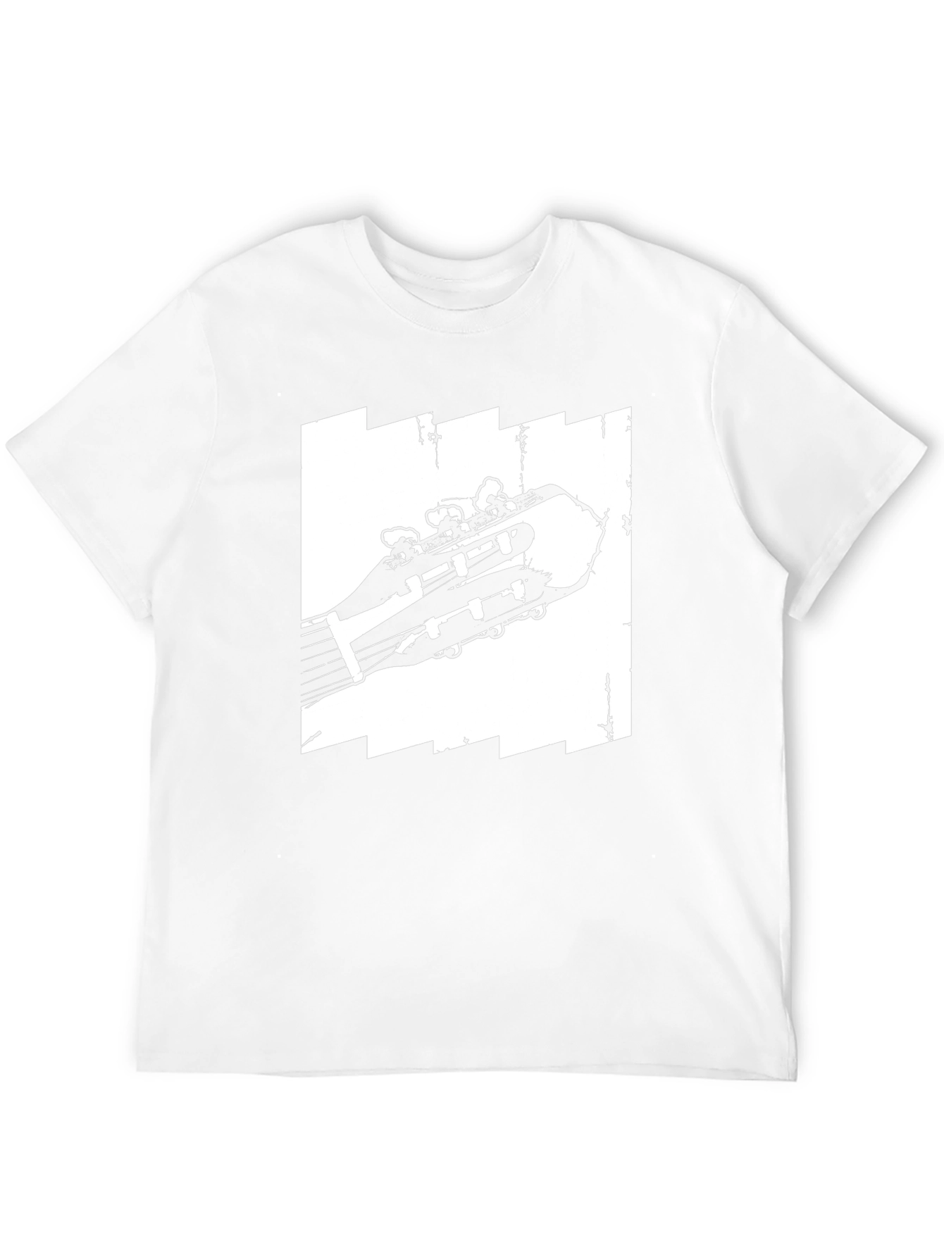 Guitar Headstock Graphic Tee - Music Lovers T-Shirt