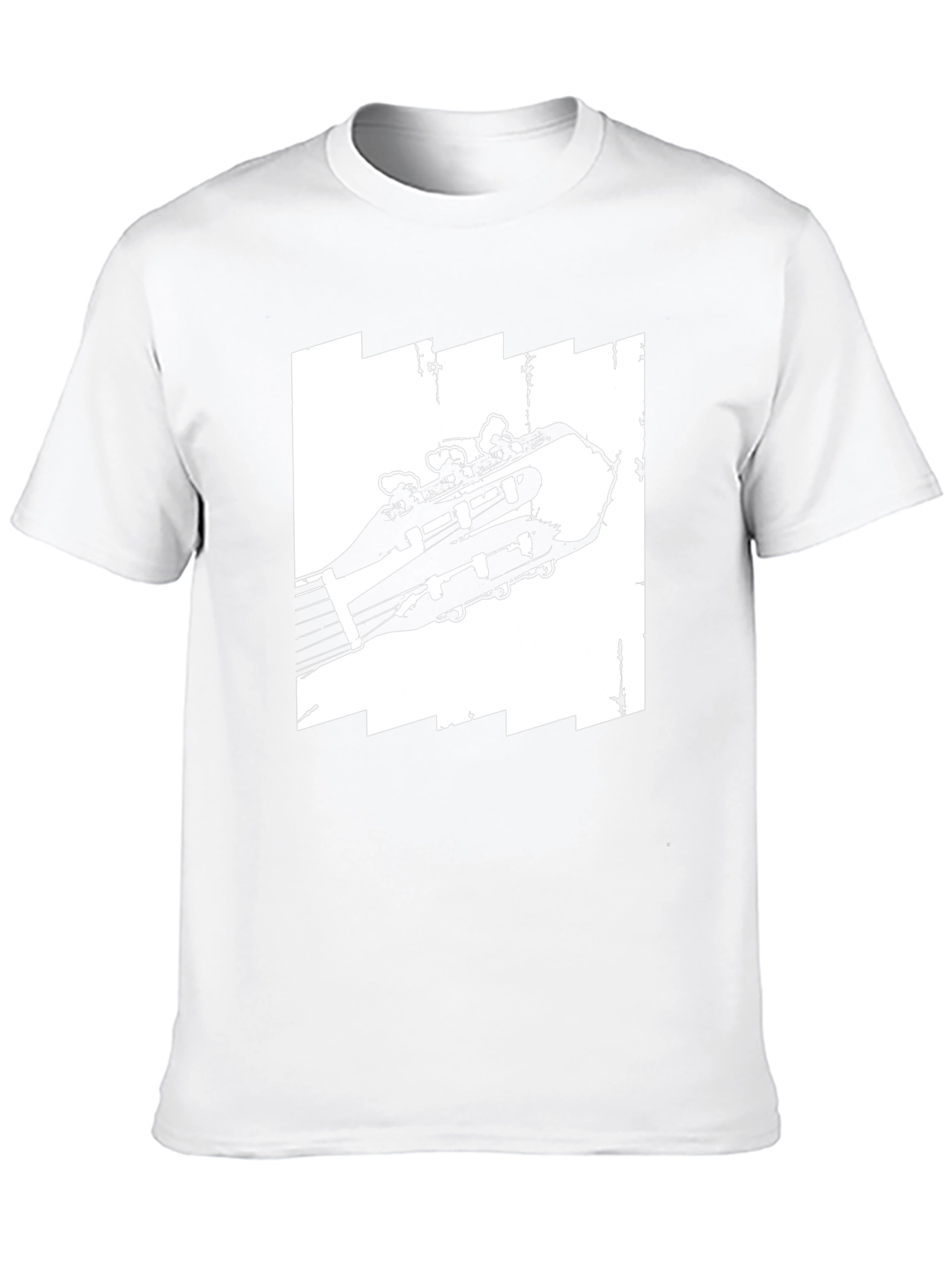 Guitar Headstock Graphic Tee - Music Lovers T-Shirt