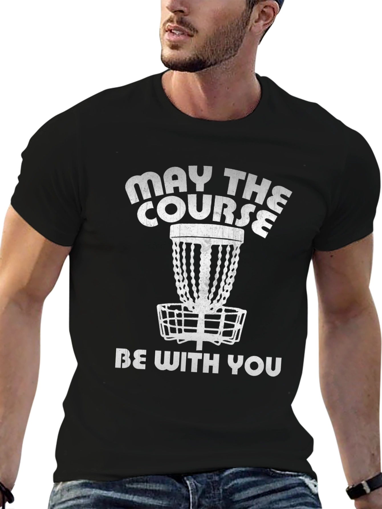 May The Course Be With You Disc Golf T-Shirt