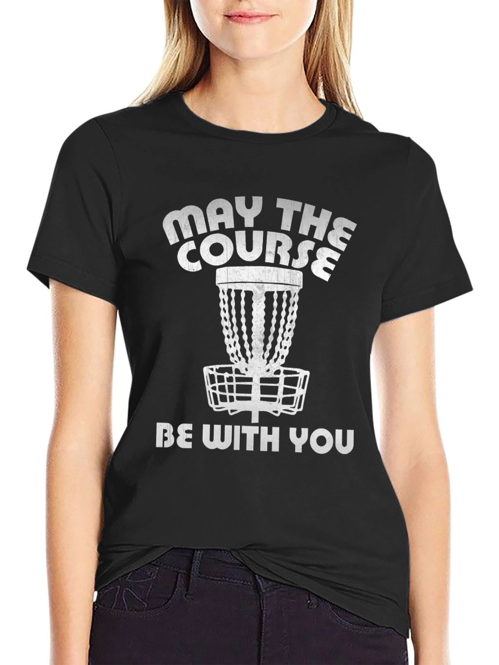 May The Course Be With You Disc Golf T-Shirt