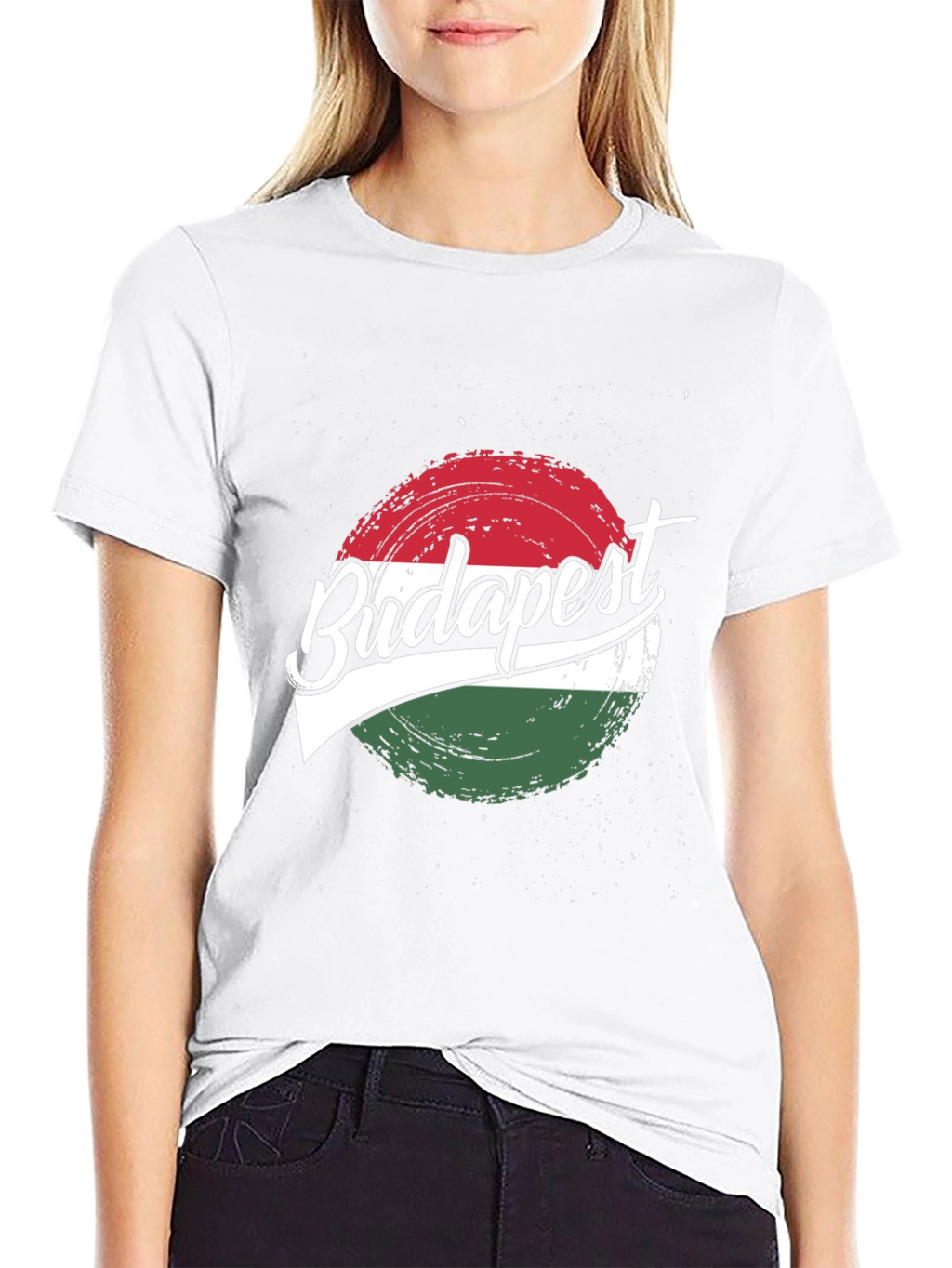 Budapest Flag Graphic T-Shirt