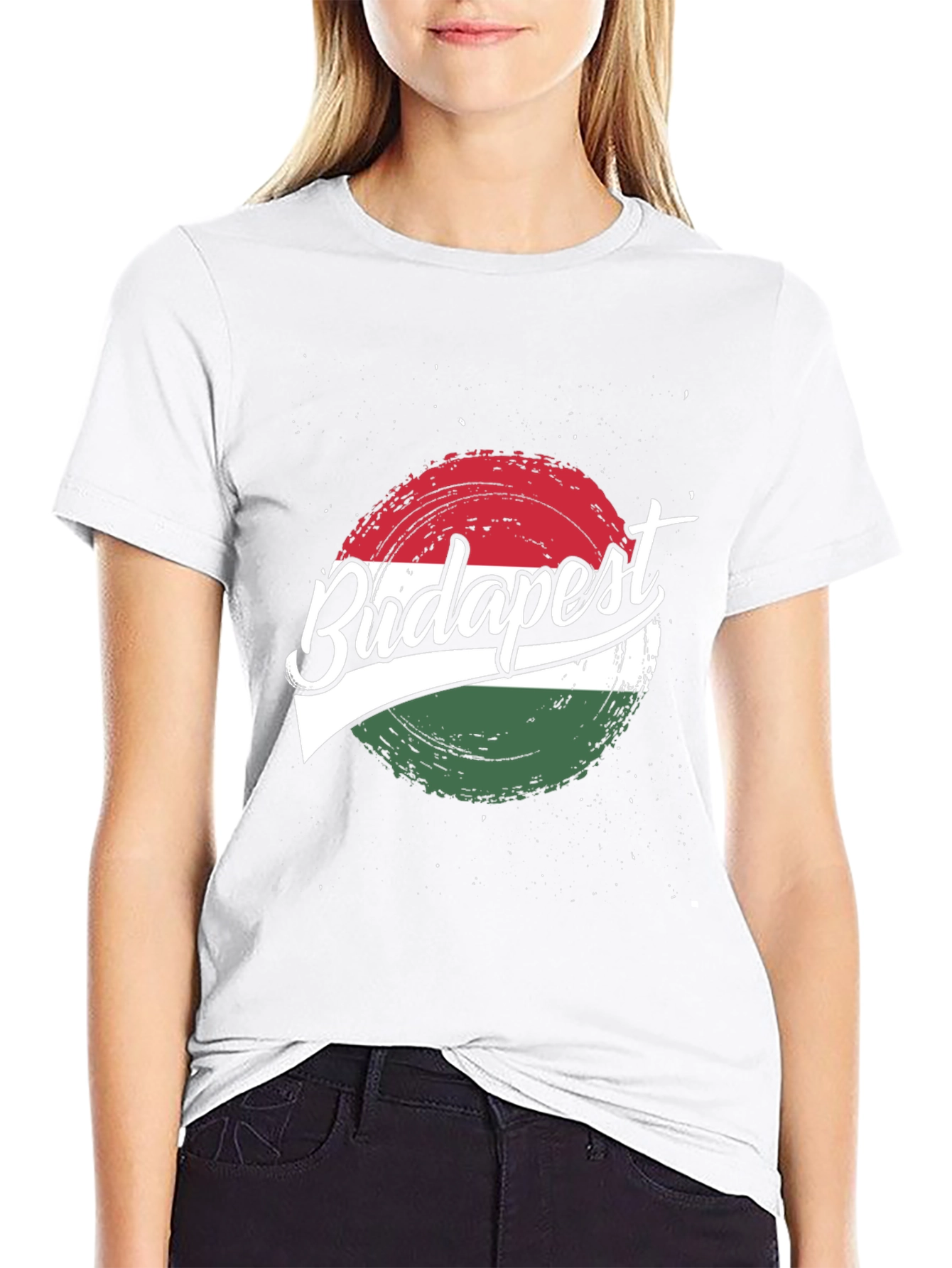 Budapest Flag Graphic T-Shirt