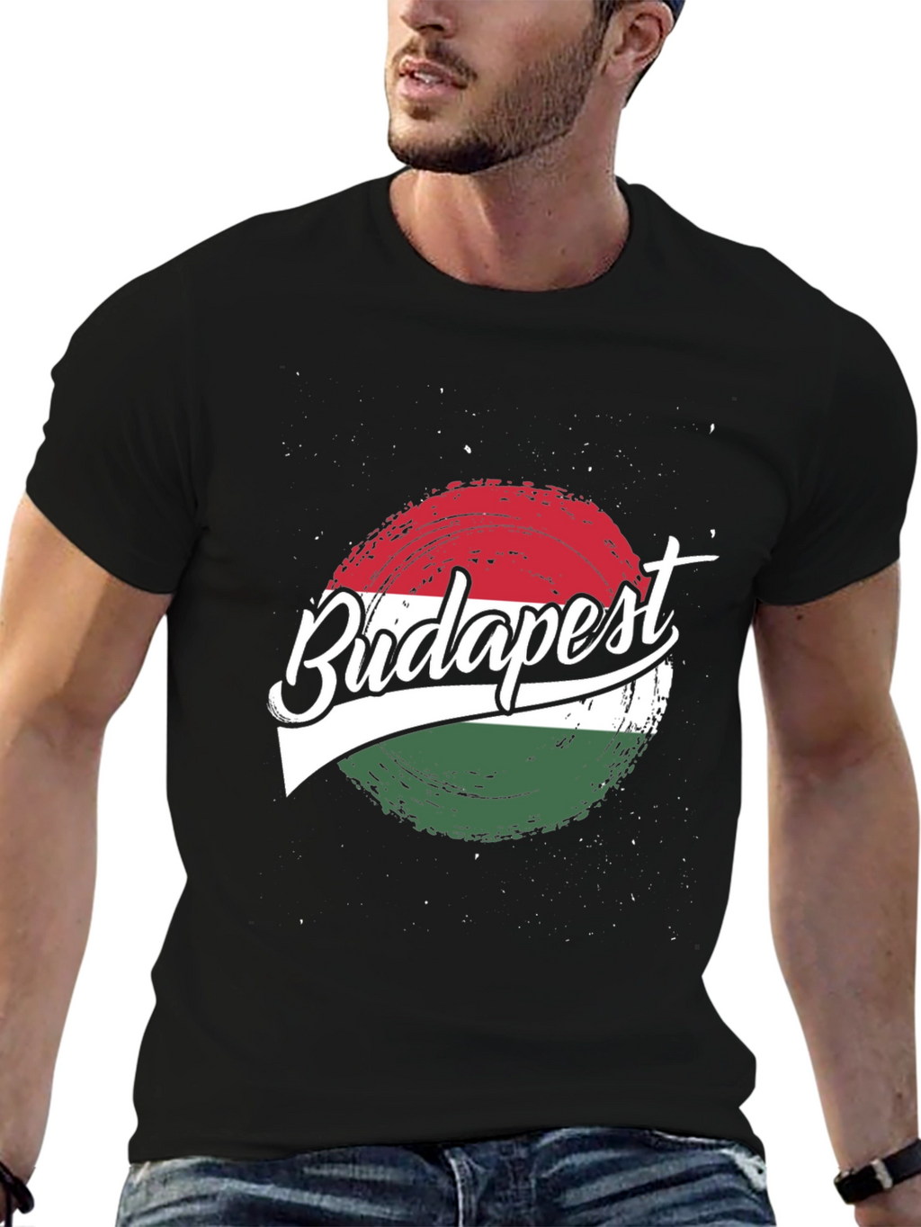 Budapest Flag Graphic T-Shirt