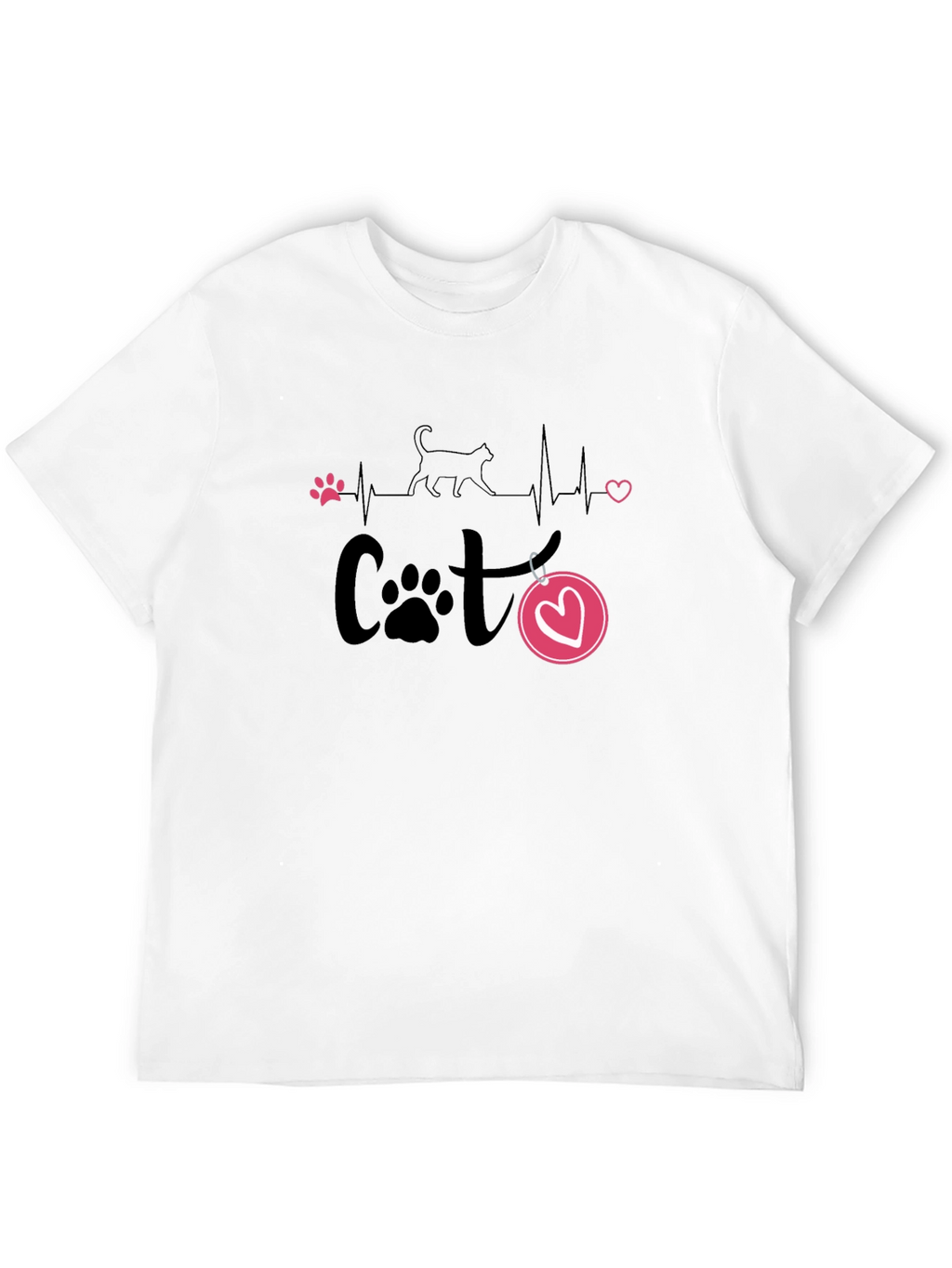 Cat Lover Heartbeat T-Shirt