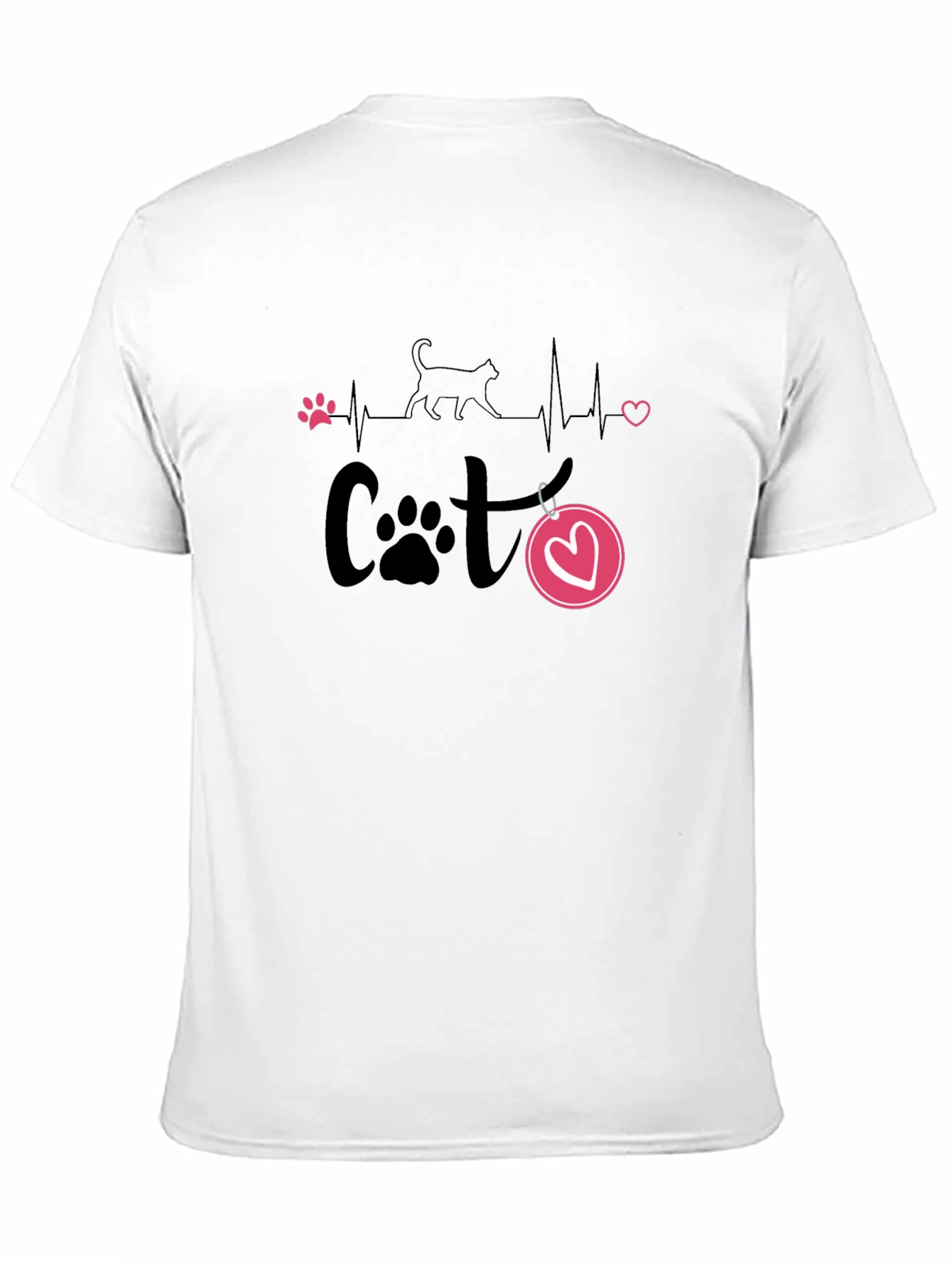 Cat Lover Heartbeat T-Shirt