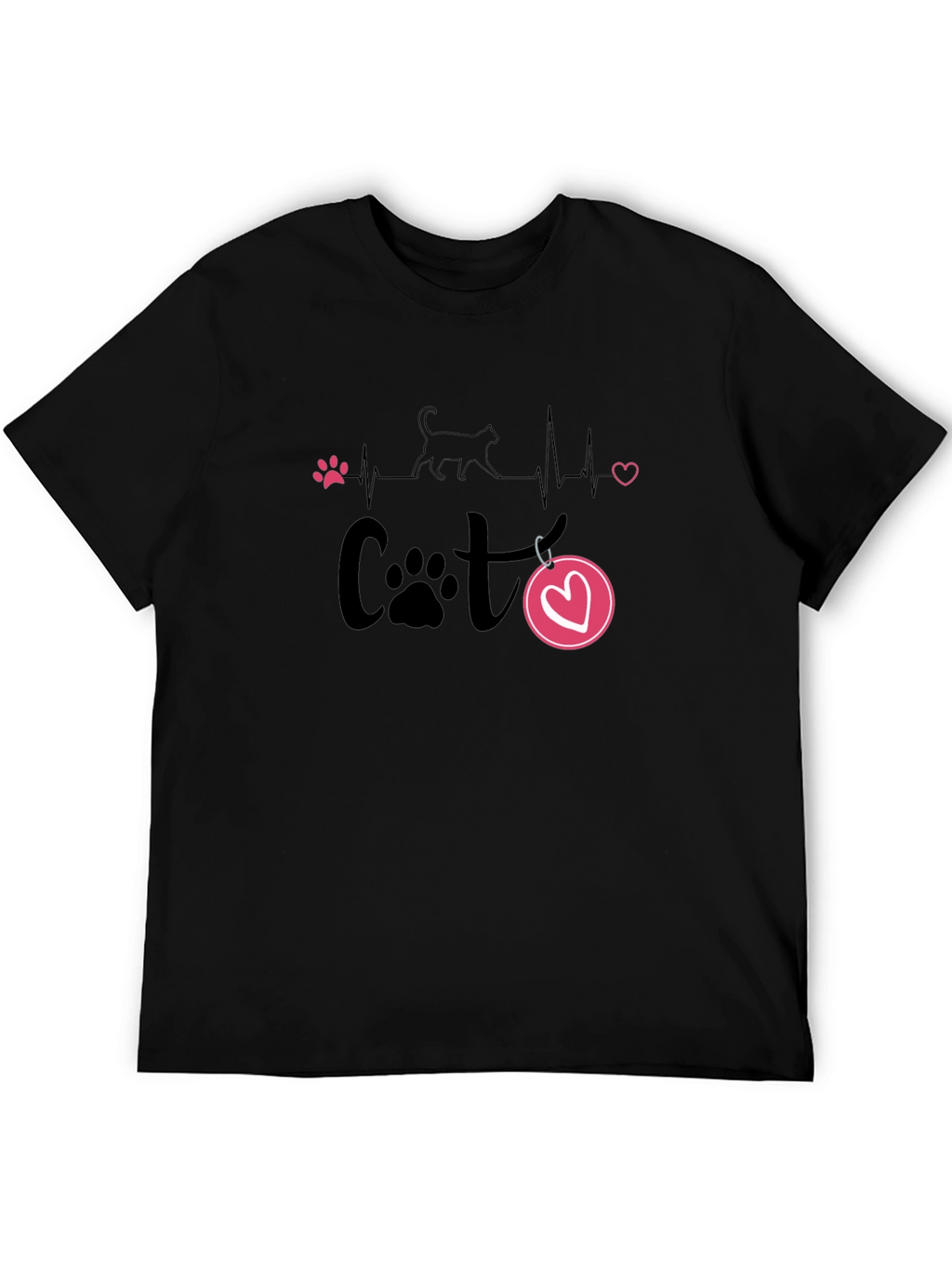 Cat Lover Heartbeat T-Shirt
